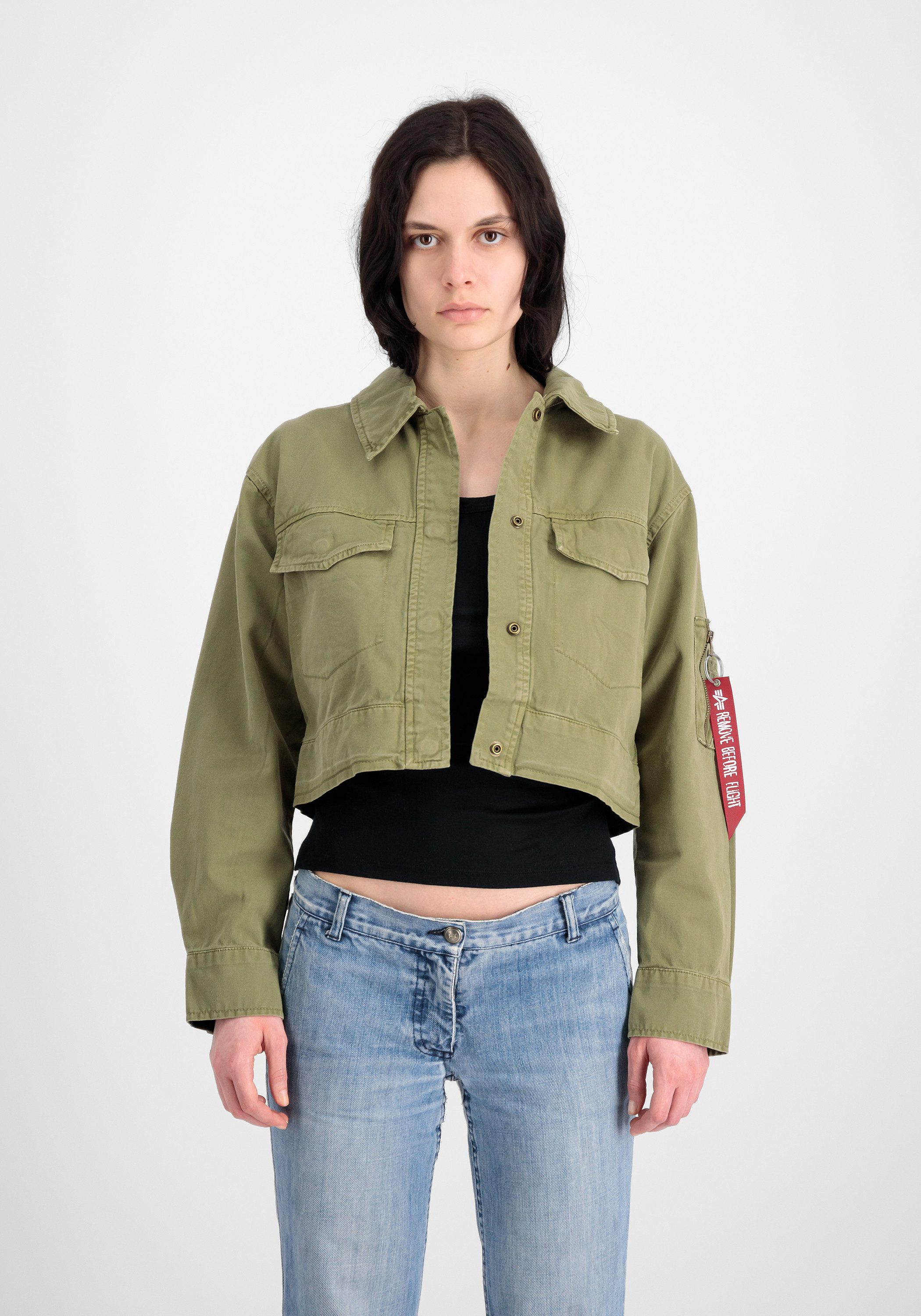 Alpha Industries Bomberjacke Deck Jacket Cropped Wmn
