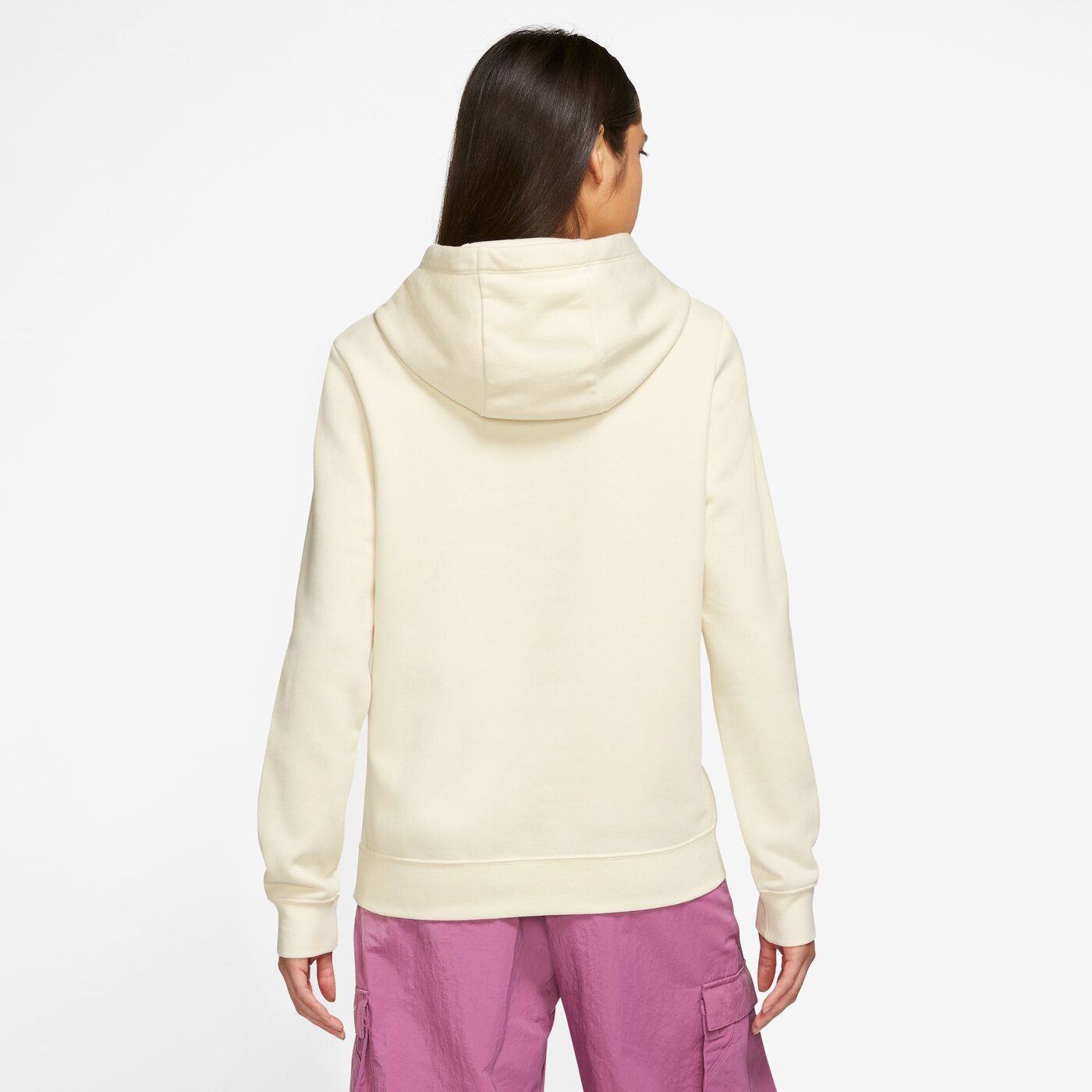 Nike Kapuzensweatshirt Damen Hoodie - W NSW CLUB FLC GX STD PO HDY - Creme günstig online kaufen