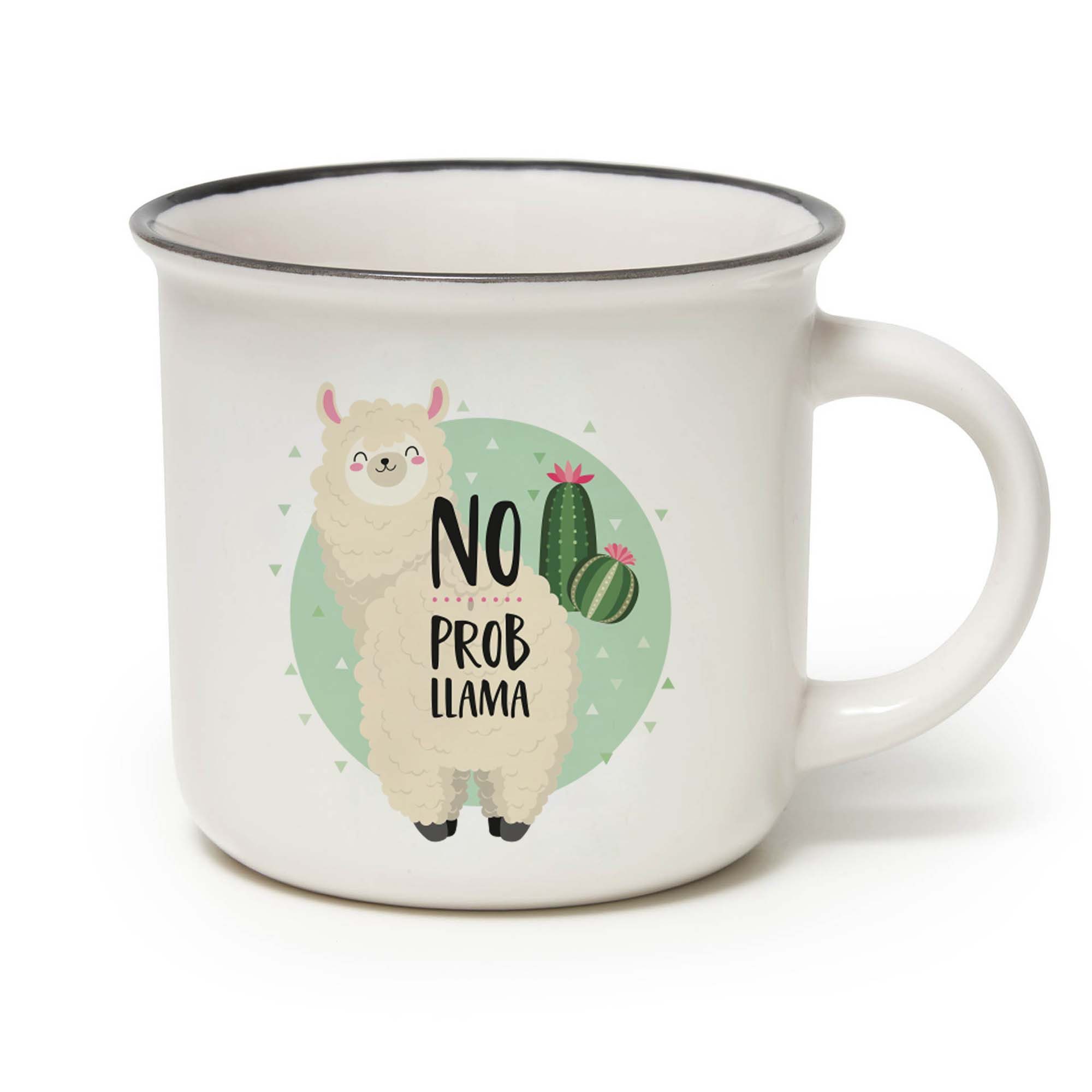 Legami Cappuccinotasse Legami Porzellantasse Trinkbecher Cu-Puccino Llama