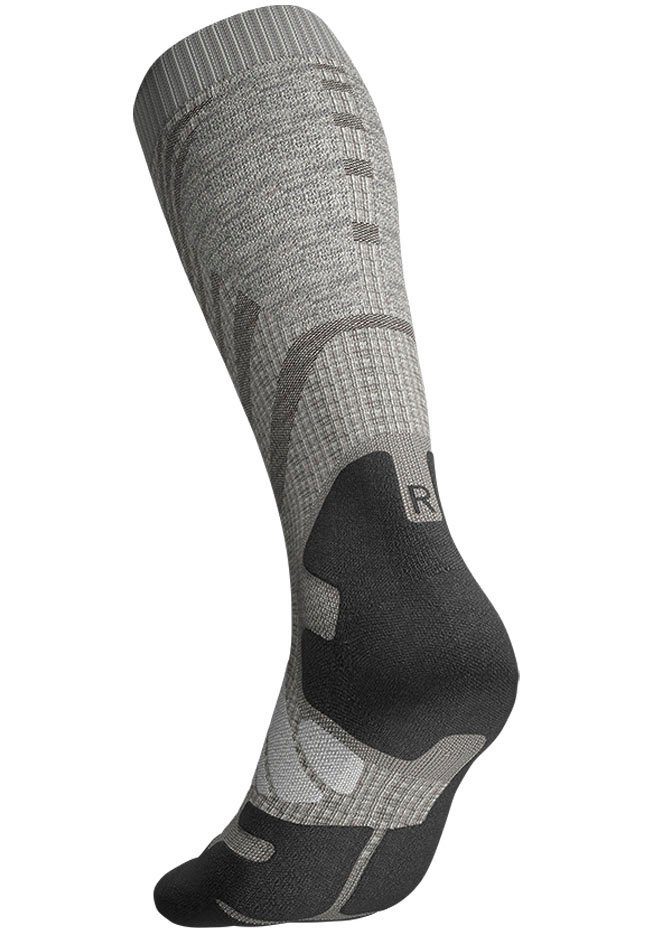 Bauerfeind Sportsocken Outdoor grey/M mit Socks Merino Compression Kompression stone