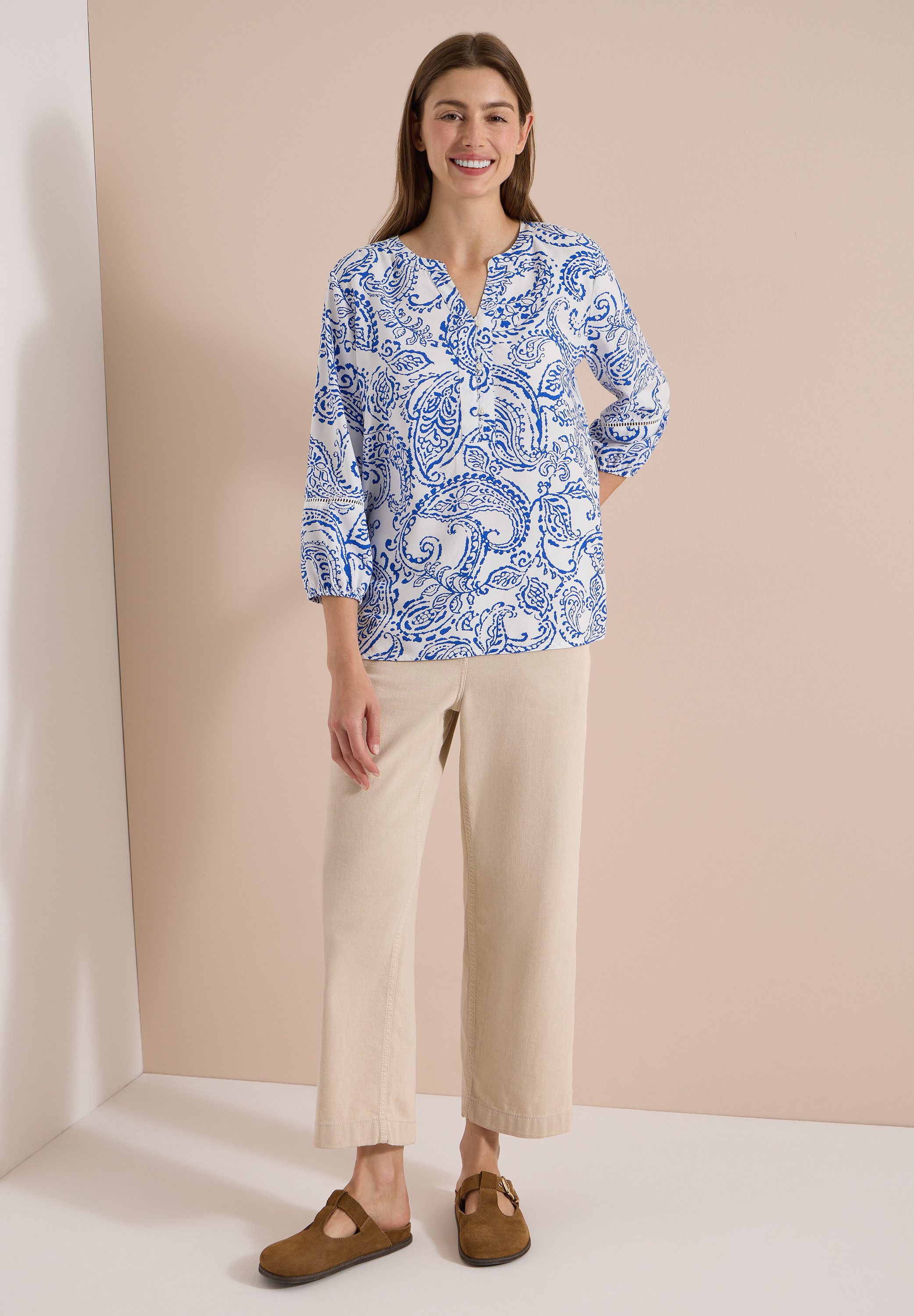 CECIL Shirtbluse mit 3/4 Ärmeln