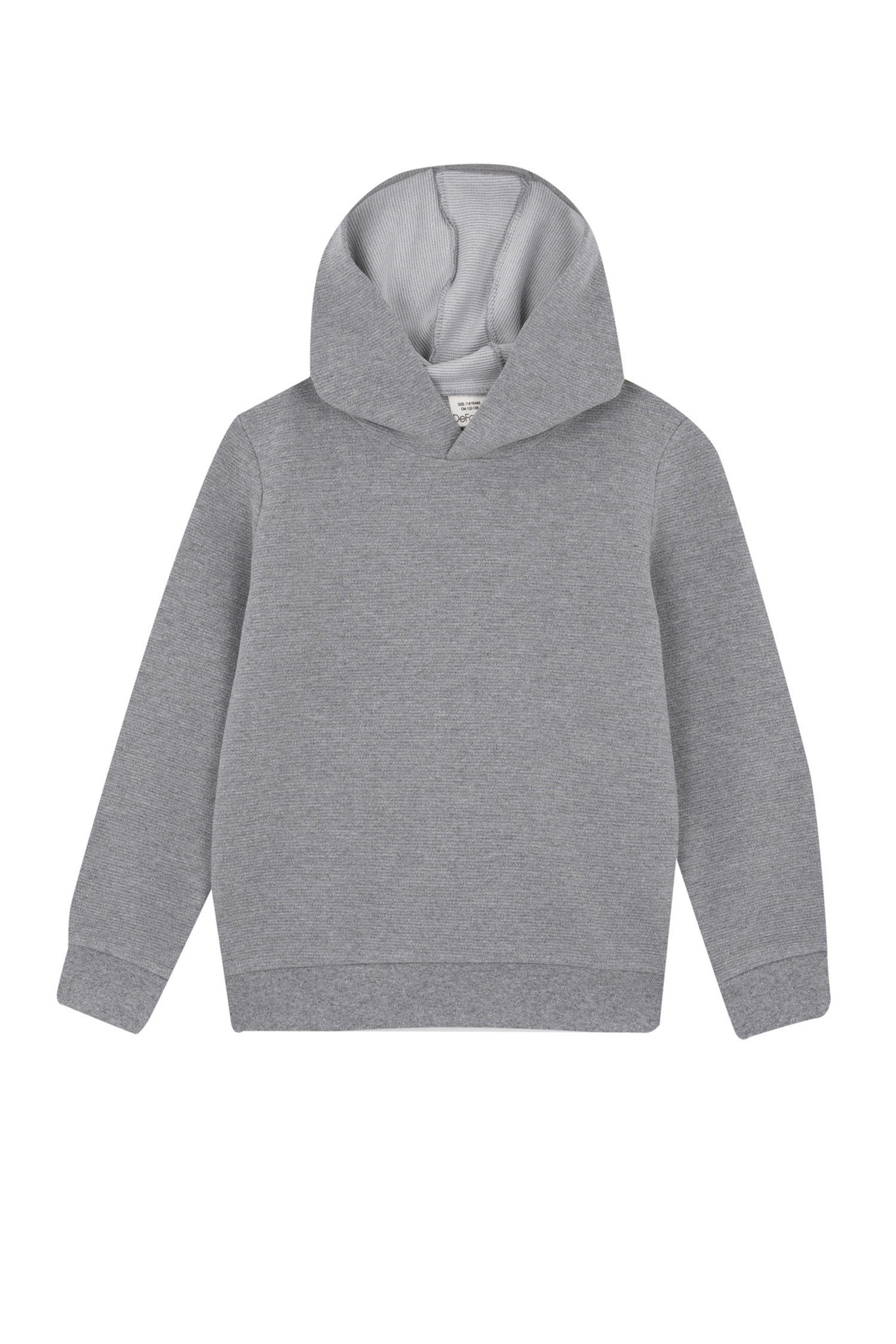 DeFacto Kapuzensweatshirt Jungen Kapuzensweatshirt REGULAR Melange FIT Grau
