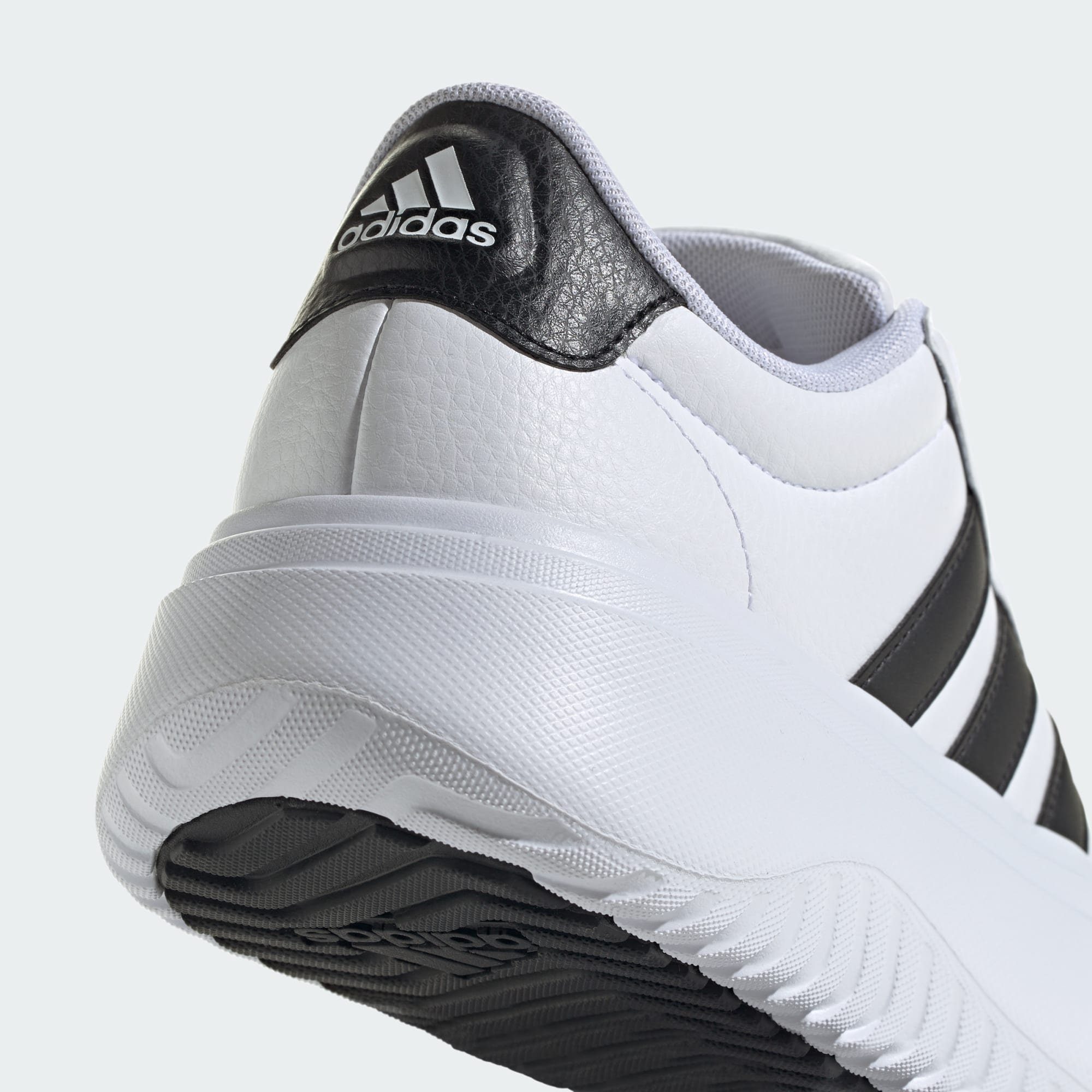 Sneaker adidas / White GRAND Core SCHUH Sportswear PLATFORM Cloud Black / Core COURT Black