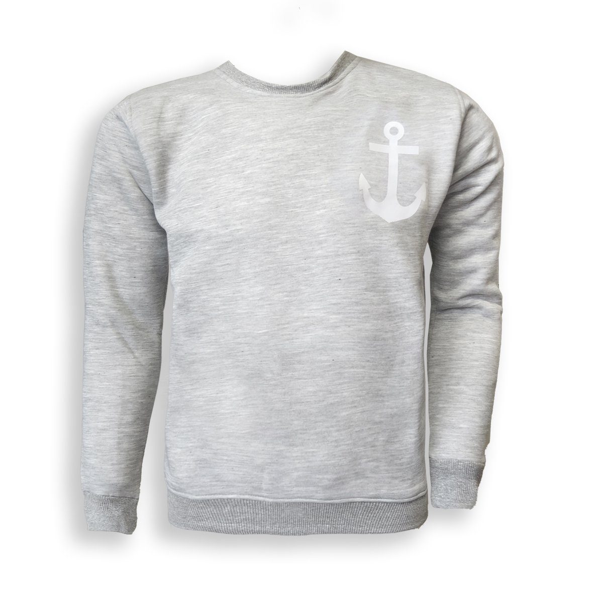 Sonia Originelli T-Shirt Sweatshirt "Anker" Maritim Druck Herren Unifarben  Pullover geeignet für: Herren