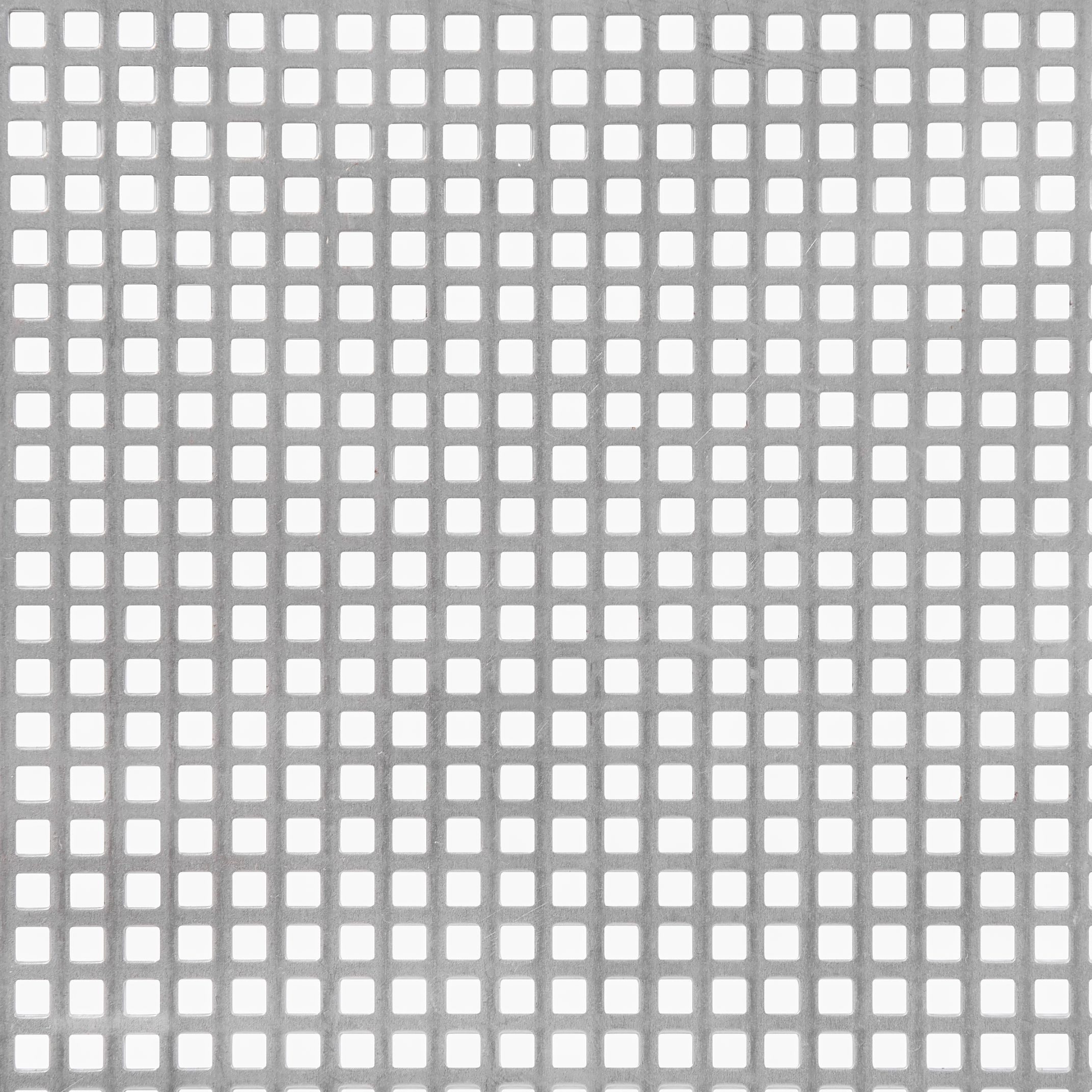 Alberts Lochblech Lochblech,quadrat,Stahl,500x1000x1/8, Lochblech,quadrat,Stahl,500x1000x1/8