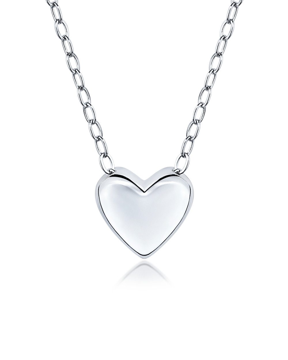 Herzkette 'Janet' Damen Halskette Silber 925 mini Herz Anhänger