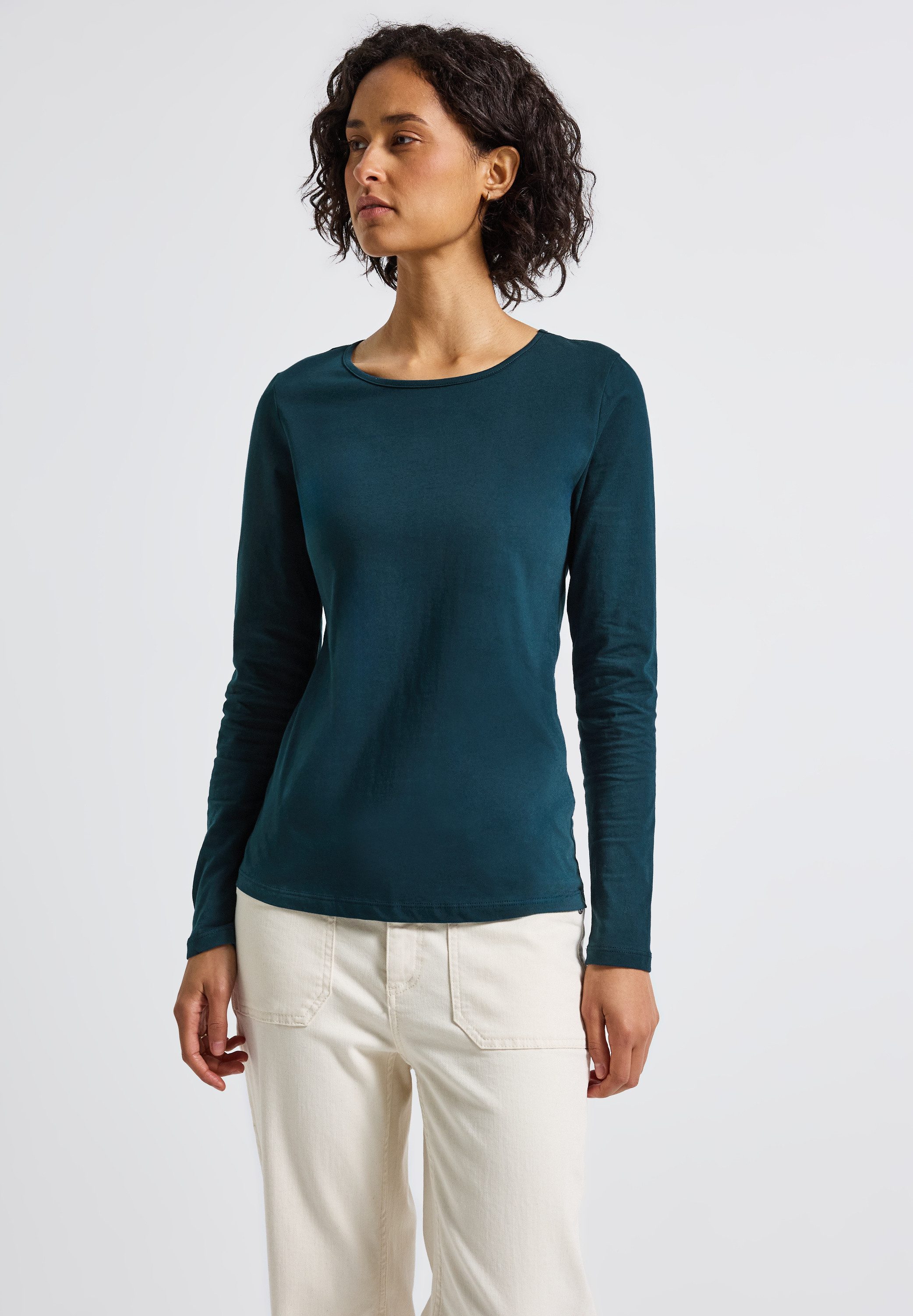 STREET ONE Langarmshirt Basic