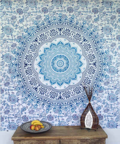 Tagesdecke Boho-Style Wandbehang, indische Tagesdecke.., Guru-Shop