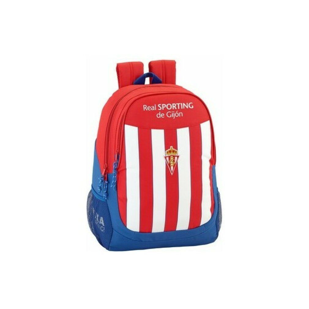 safta Daypack Backpack Real Sporting De Gijon - Official - School Backpack
