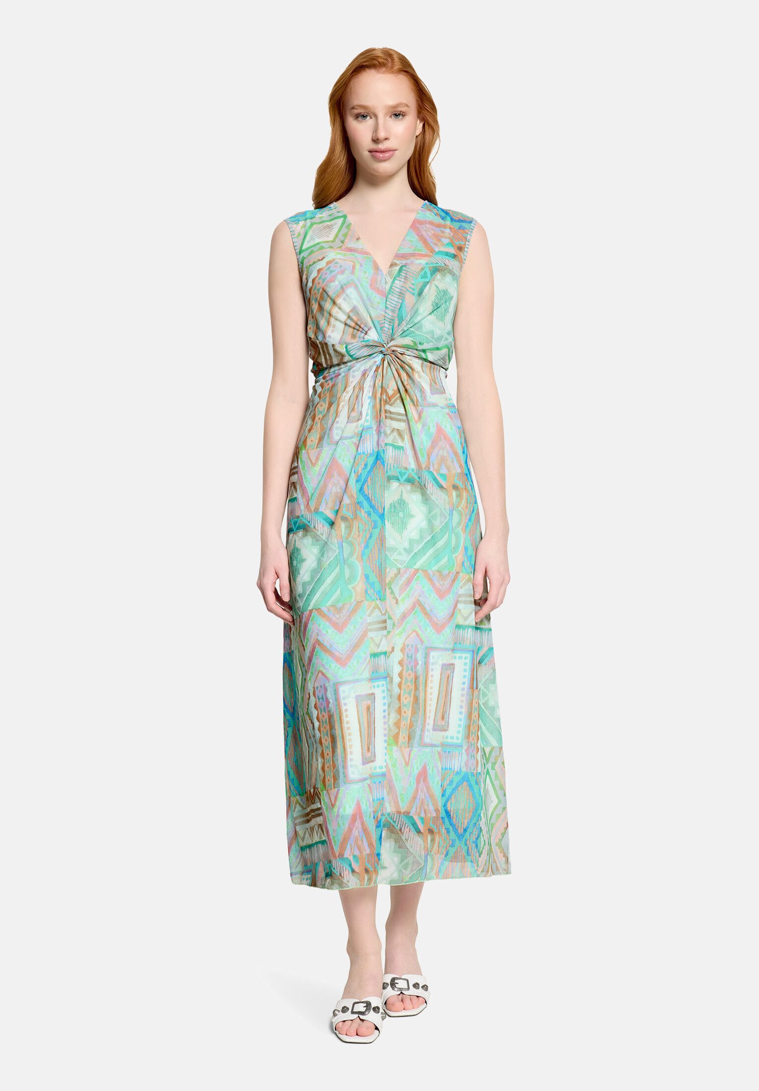 Cartoon Midikleid Damen ohne Arm