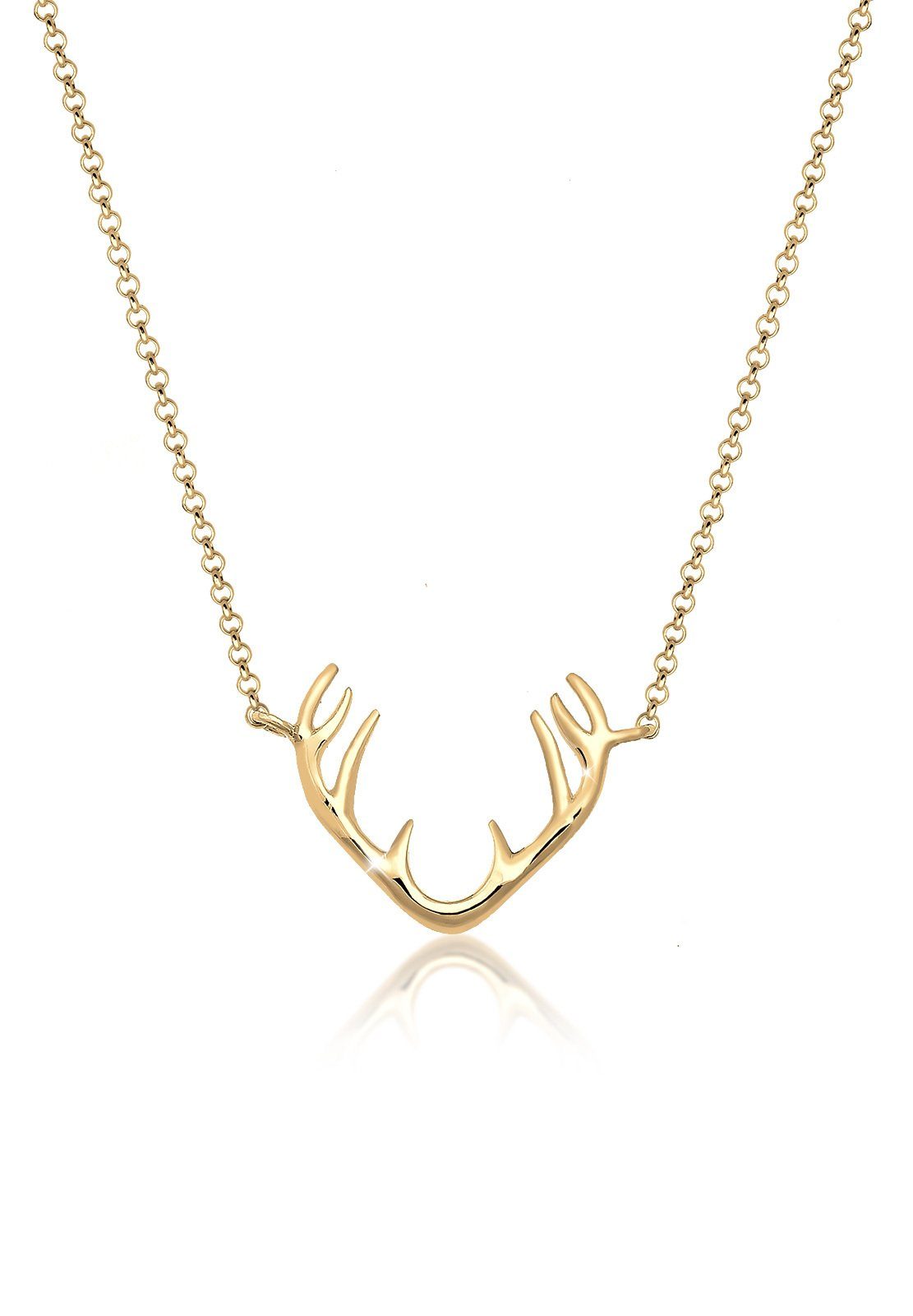 Elli Kette mit Anhänger Hirsch Geweih günstig online kaufen