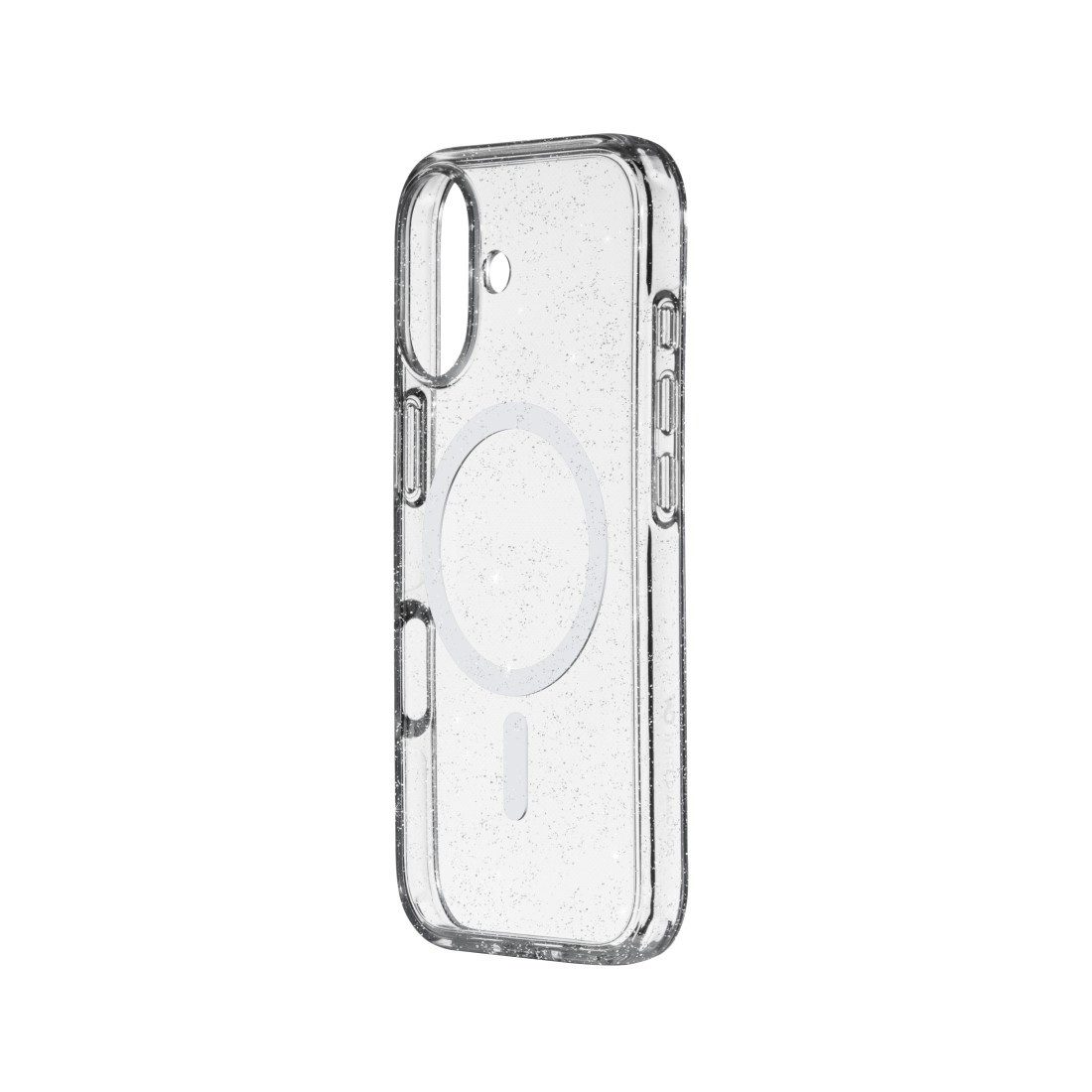 White Diamonds Smartphone-Hülle Cover "Mag Glitter" für Apple iPhone 17, Transparent, Anti-Vergilbung, Kraztschutz, Stoßfeste Ecken