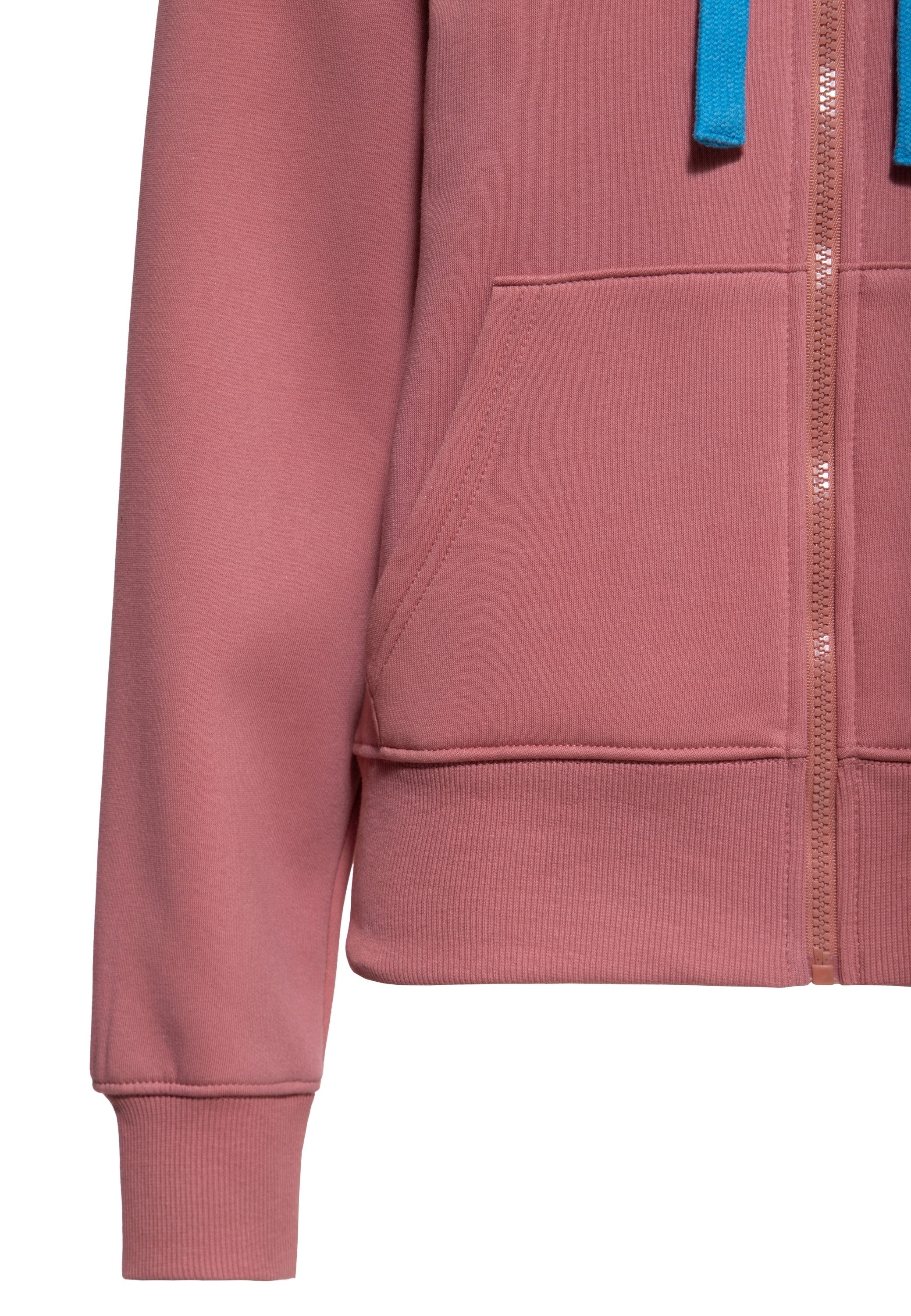 QueenKerosin Kapuzensweatjacke Hottie on the run (1-tlg) mit großem Rückenprint