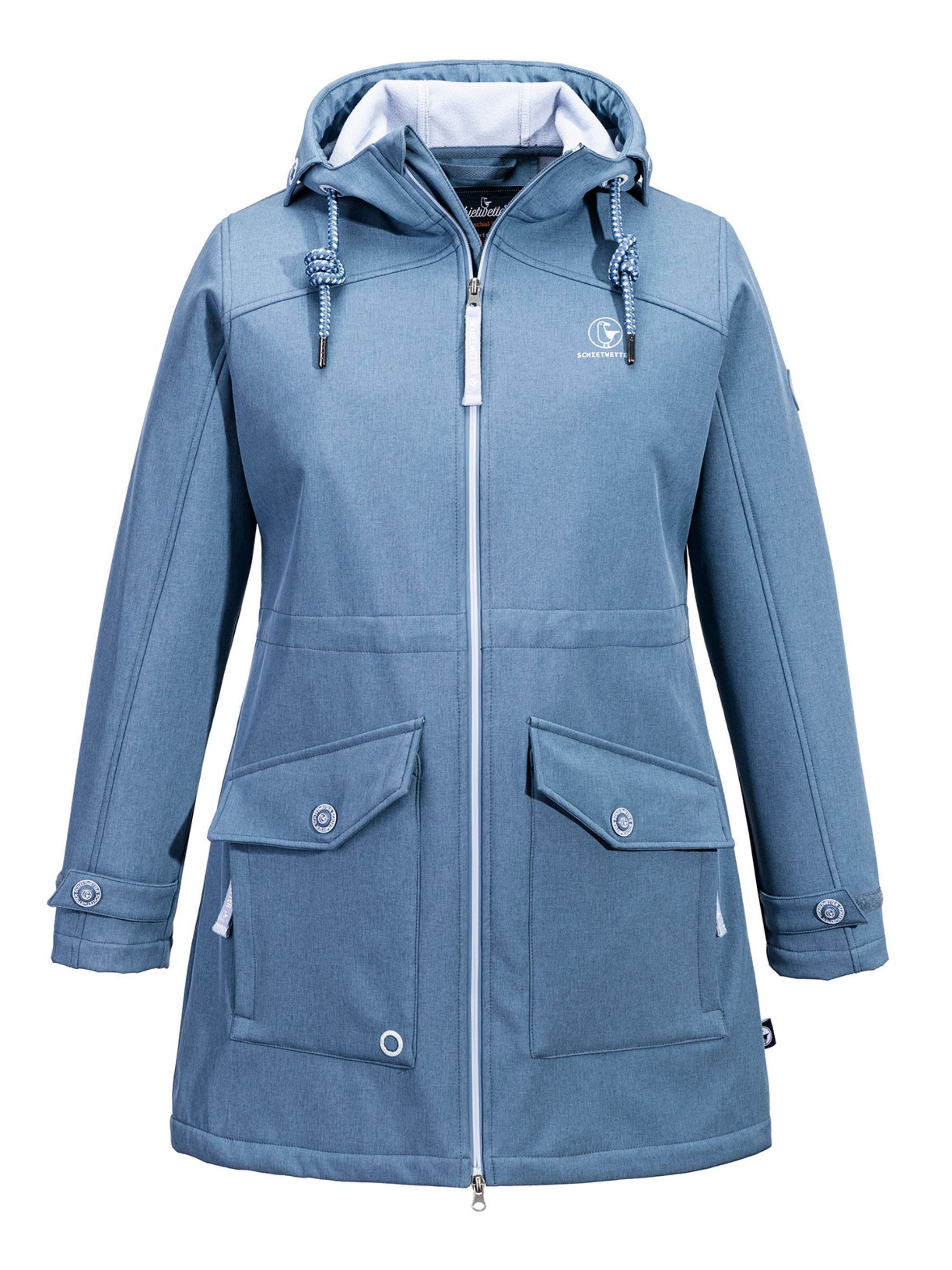 Schietwetter Softshellmantel Damen Softshelljacke "Goldhaar Emmy" günstig online kaufen