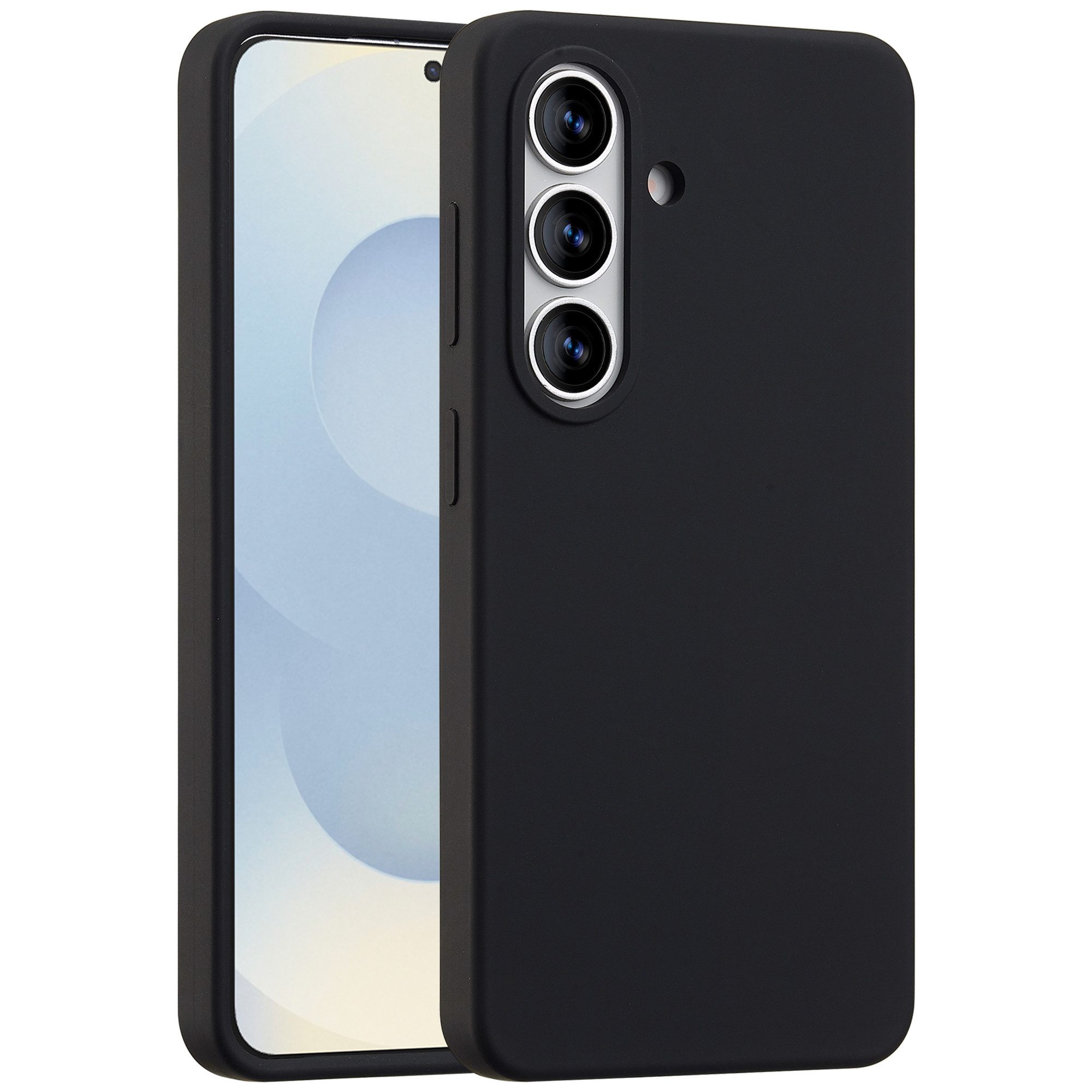Accezz Backcover Accezz Liquid Silikoncase mit MagSafe Samsung Galaxy S26 - Schwarz