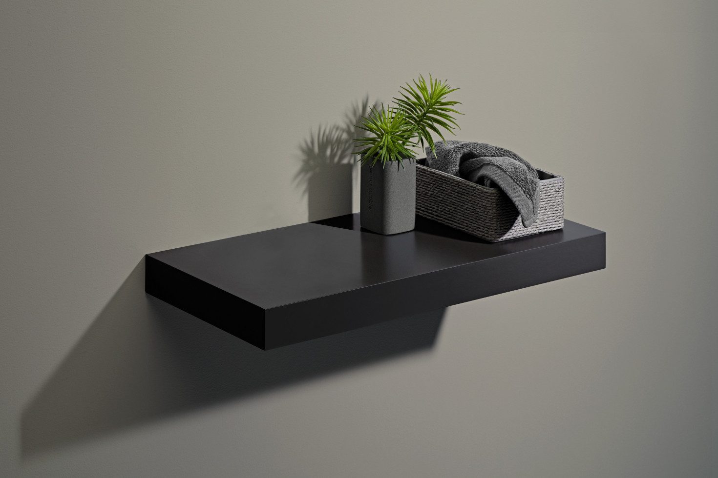 Dolle Wandregal Dolle Wandregal 57 x 25 cm 50 mm schwarz günstig online kaufen