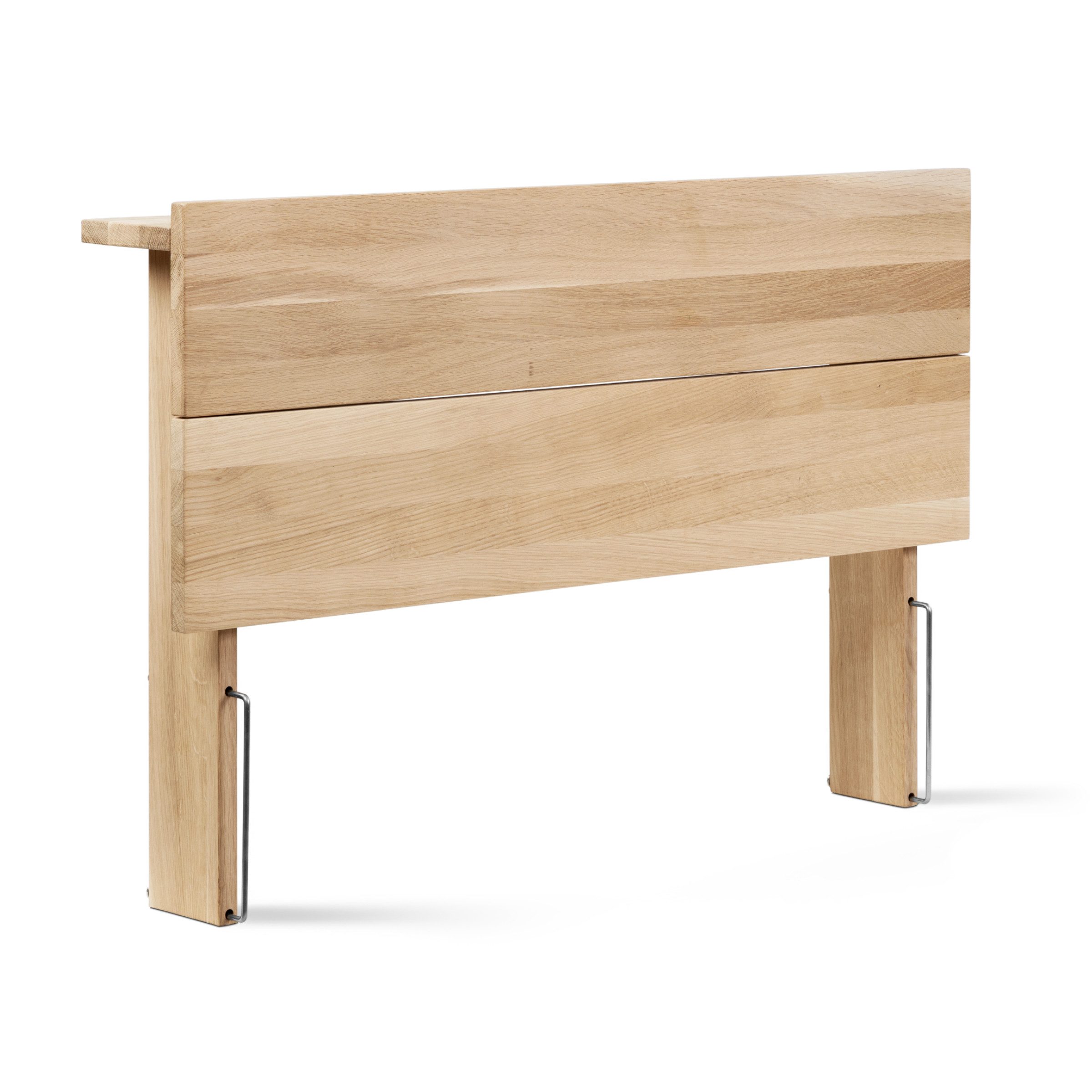 Ehrenkind Bettgestell Ehrenkind Kopfteil für Bettenserie Plano (90 cm, massives Eichenholz, mit integrierter Ablage), Für Bodenbett- & Standardhöhe geeignet