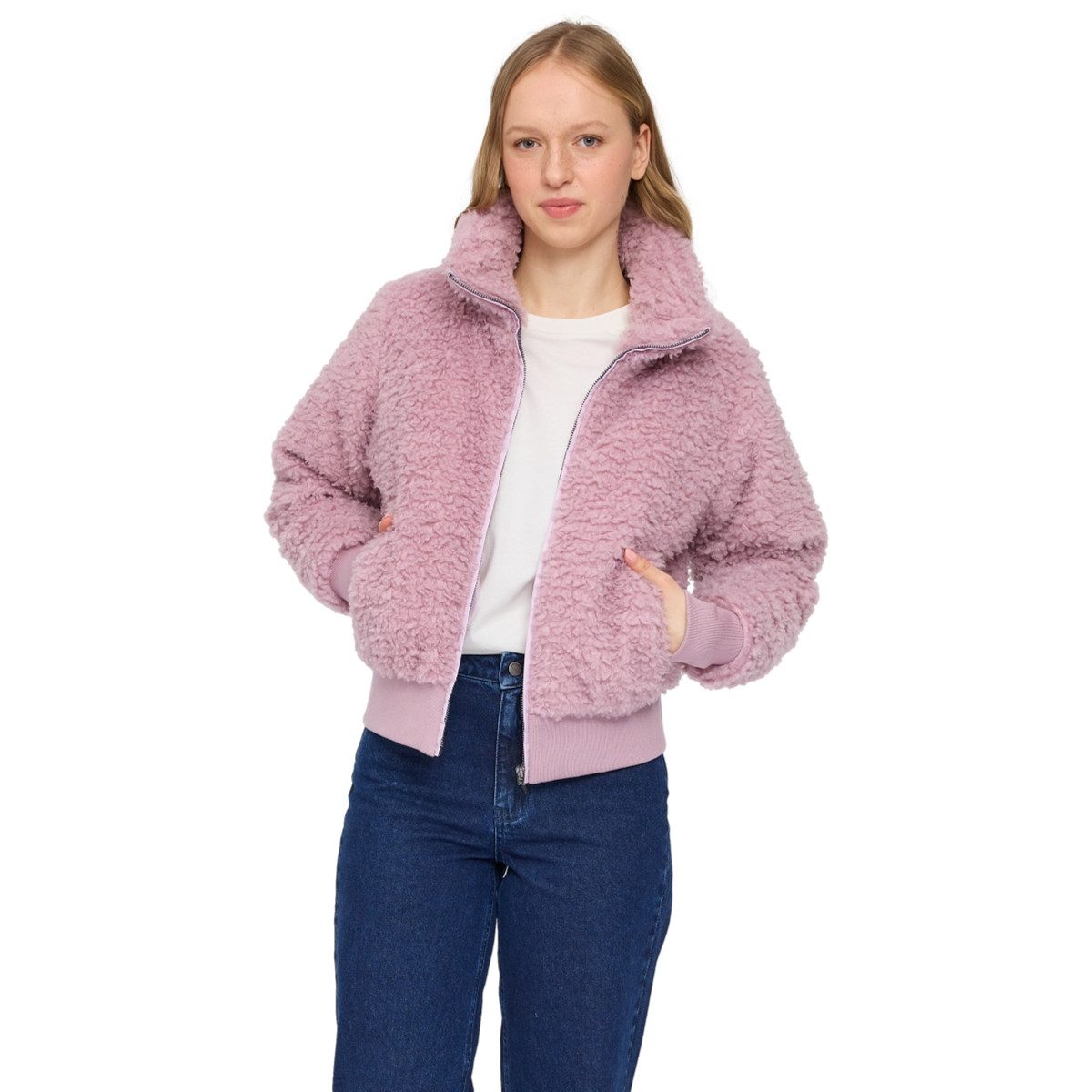 MAZINE Winterjacke Mazine Faux-Fur Blouson - Kunstfelljacke