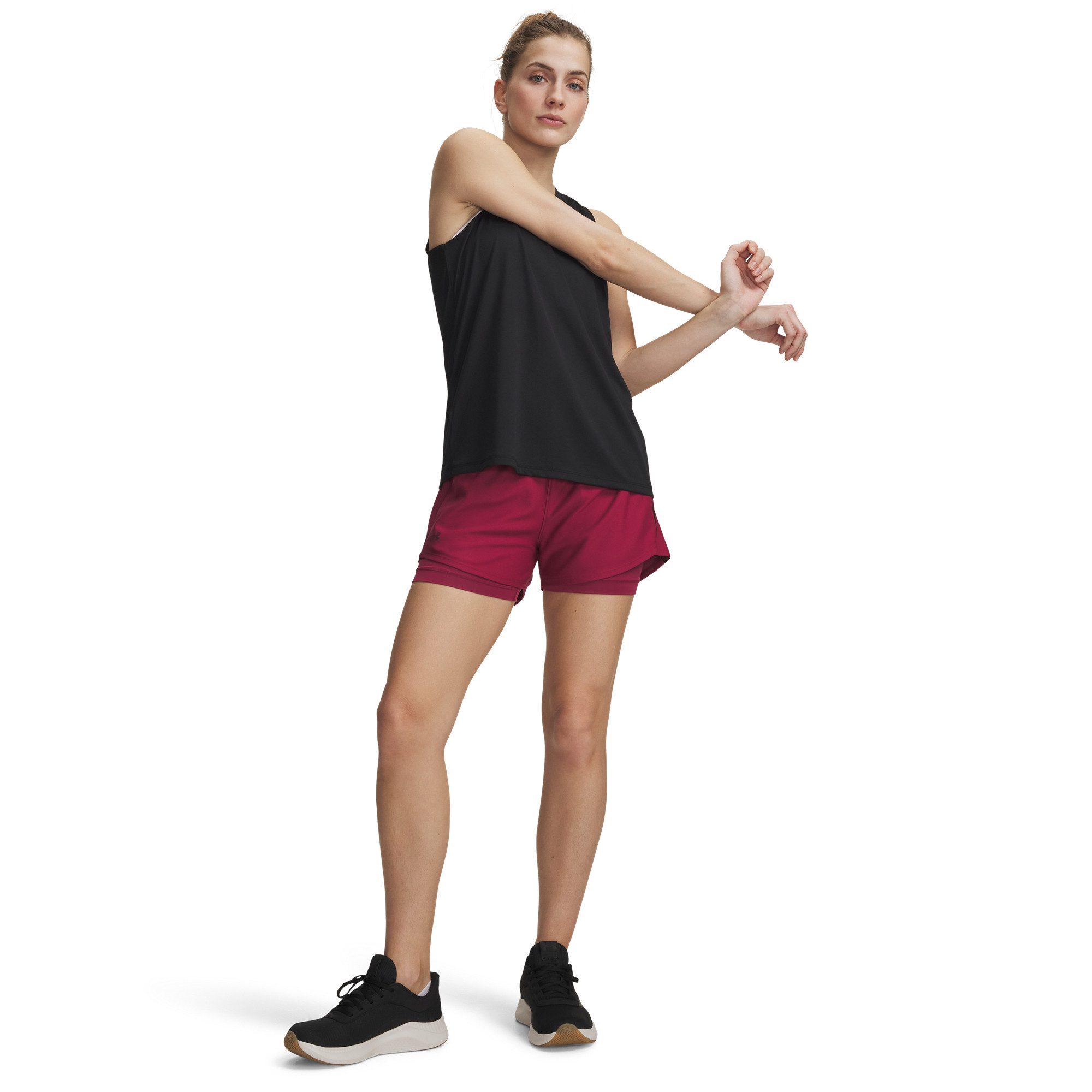 Under Armour® Trainingsshorts Under Armour Damen Short Tech Play Up 2in1 Shorts 1389895