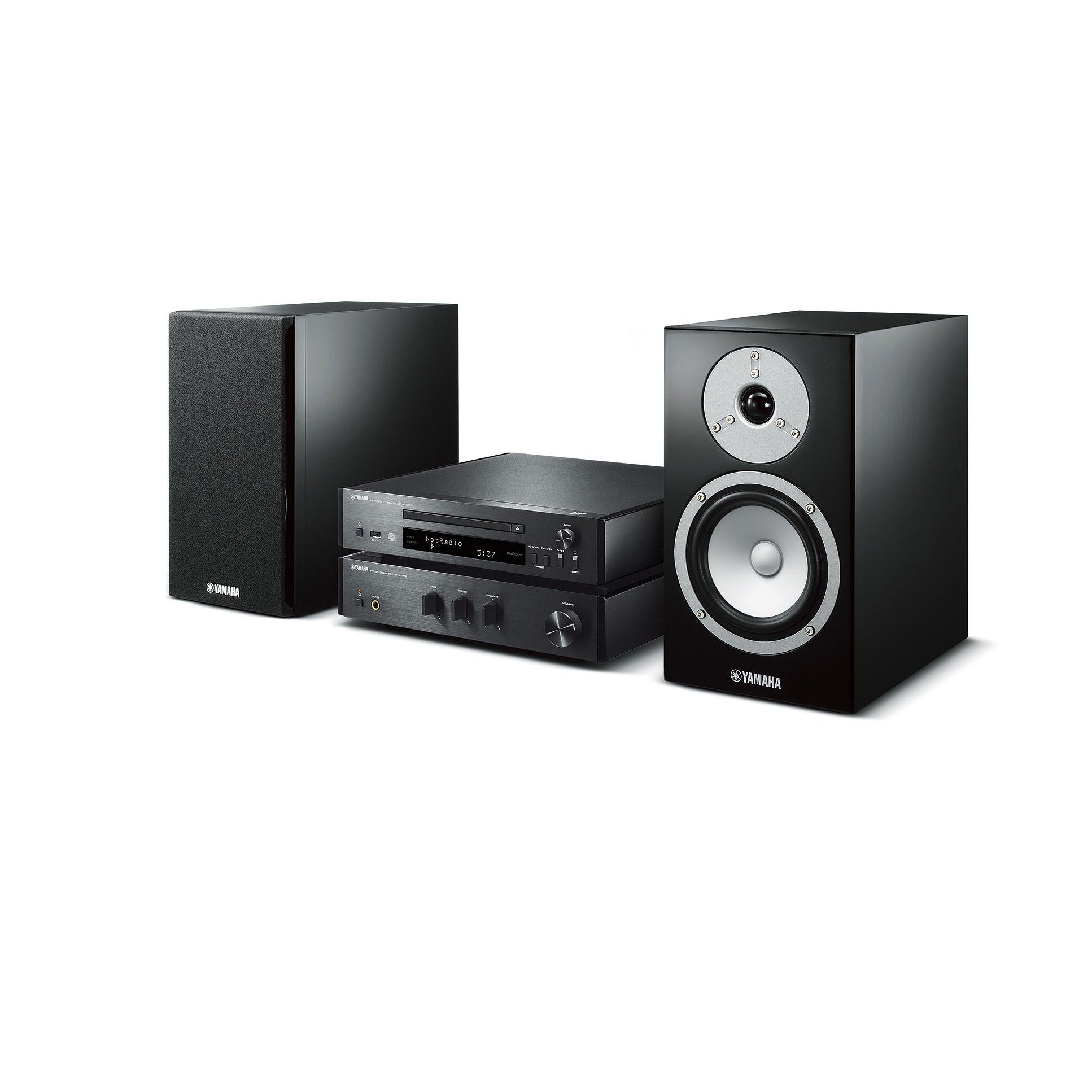 Yamaha MCR-N670 W, USB, (Audio Bluetooth, Stereoanlage CD, (Digitalradio (DAB), CD, Bluetooth, DAB+, WMA), FM, Wi-Fi, MP3, DAB DLNA CD-RW AirPlay, WiFi, 60,00 CD-R, DAB, AirPlay