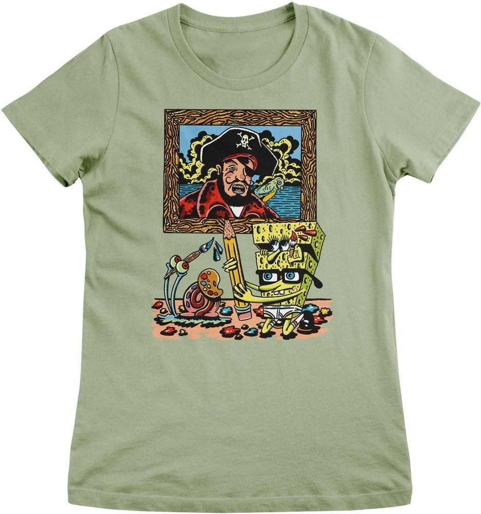 Spongebob Schwammkopf T-Shirt Patchy The Pirate Girly Tee
