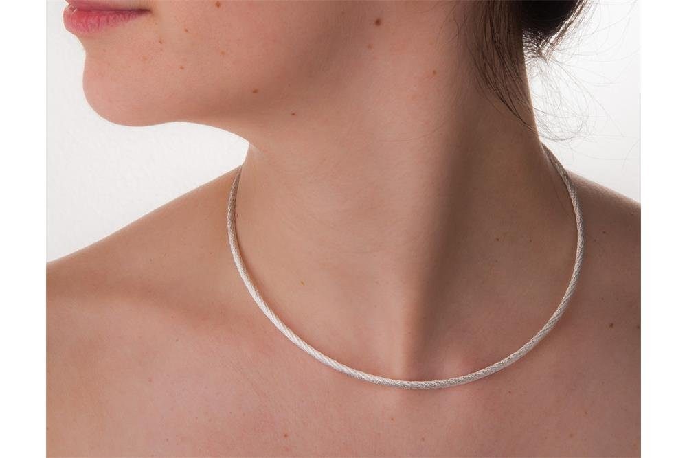 Silberkettenstore Halsreif Fashion-Omegahalsreifen 3mm - 925 Silber