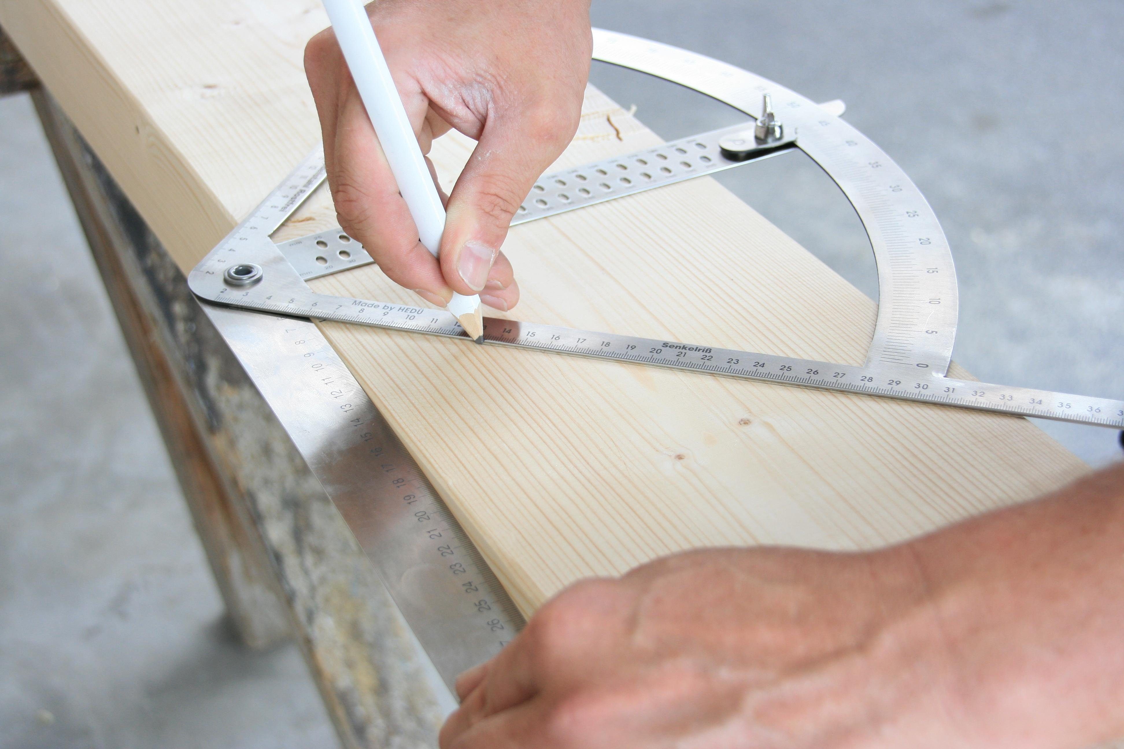 HEDUE Zimmermannswinkel Hedue Anreissgerät Alpha Set, (3-St)