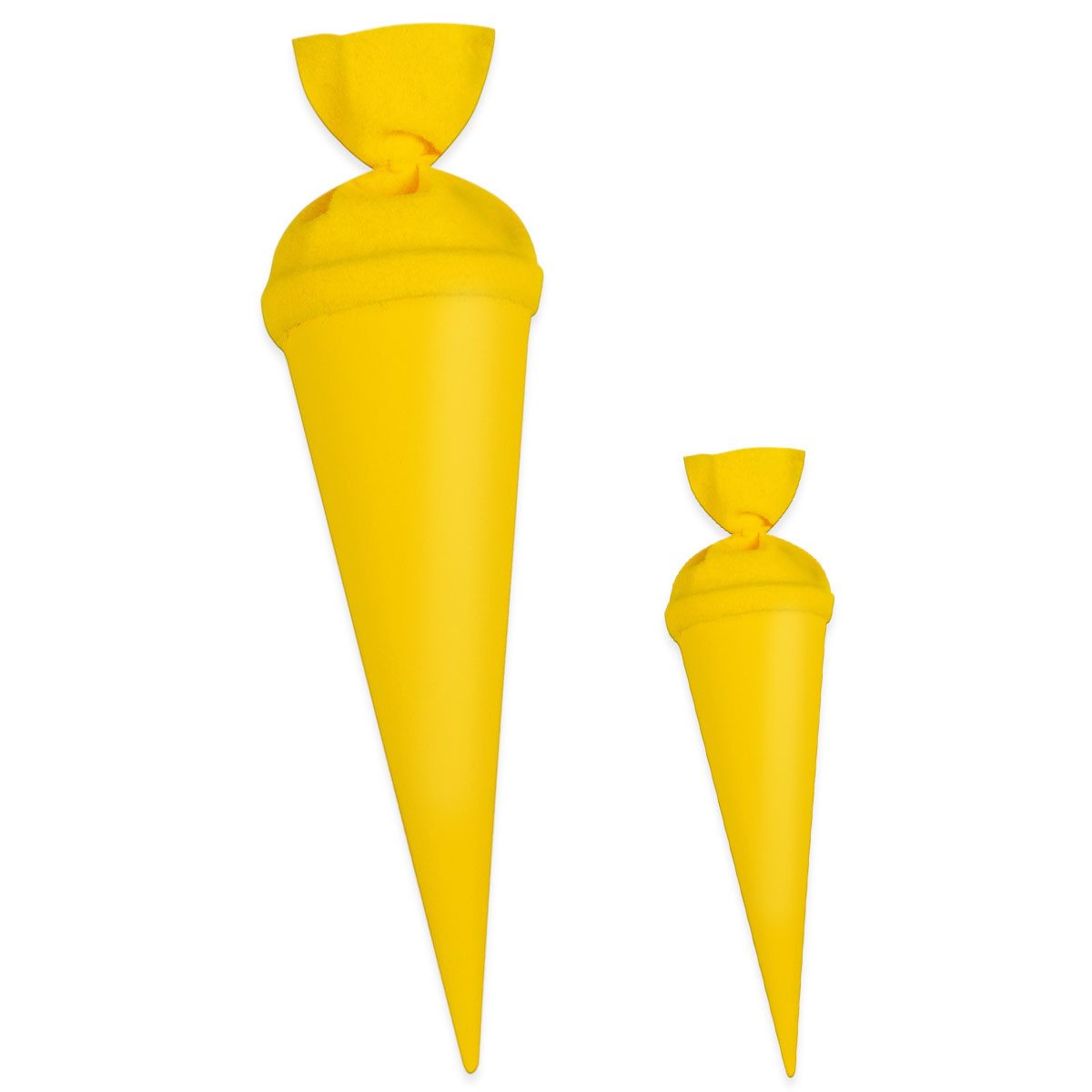itenga Schultüte itenga Bastelschultüte 70cm und Geschwister 35cm mit Filzverschluss GE