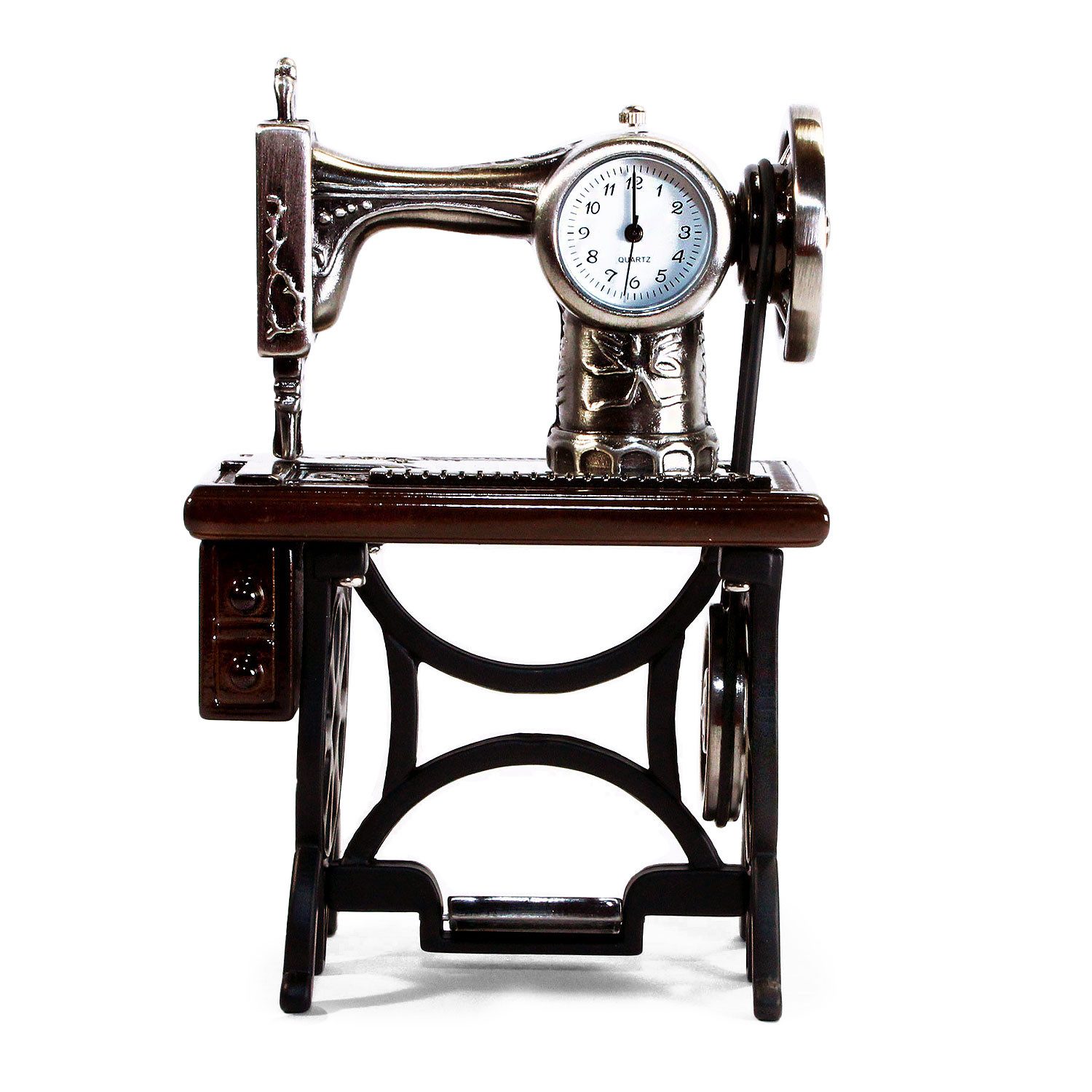 Standuhr Siva Clock Nähmaschine Tischuhr