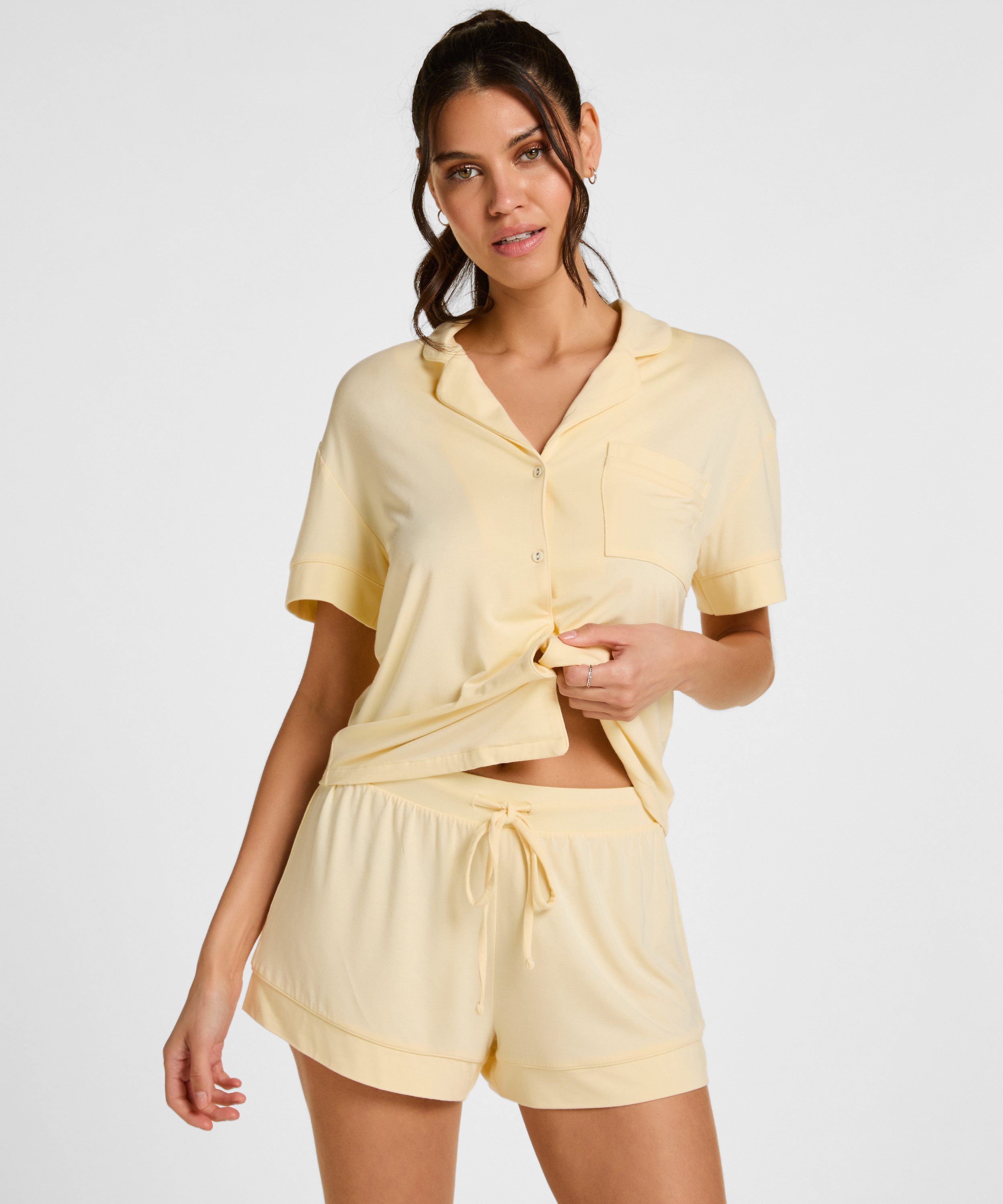 Hunkemöller Pyjama Essential Jersey Short-Sleeved Jacket