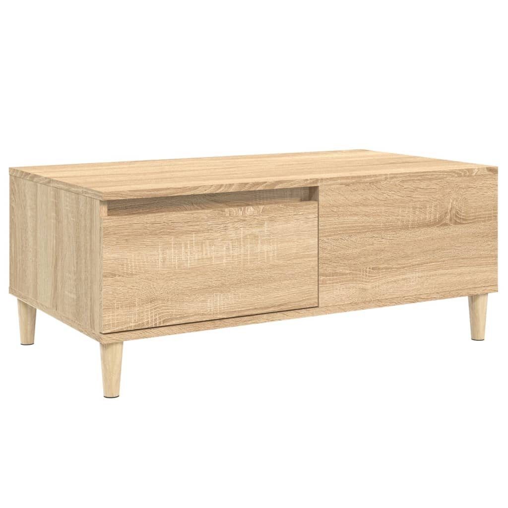 vidaXL Couchtisch Sonoma-Eiche cm Holzwerkstoff Sonoma | Eiche Eiche (1-St) Sonoma Couchtisch 90x50x36,5