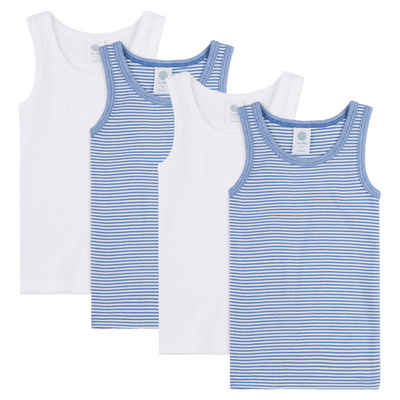 Sanetta Unterhemd Jungen Shirt 4er Pack- Unterhemd ohne Arm