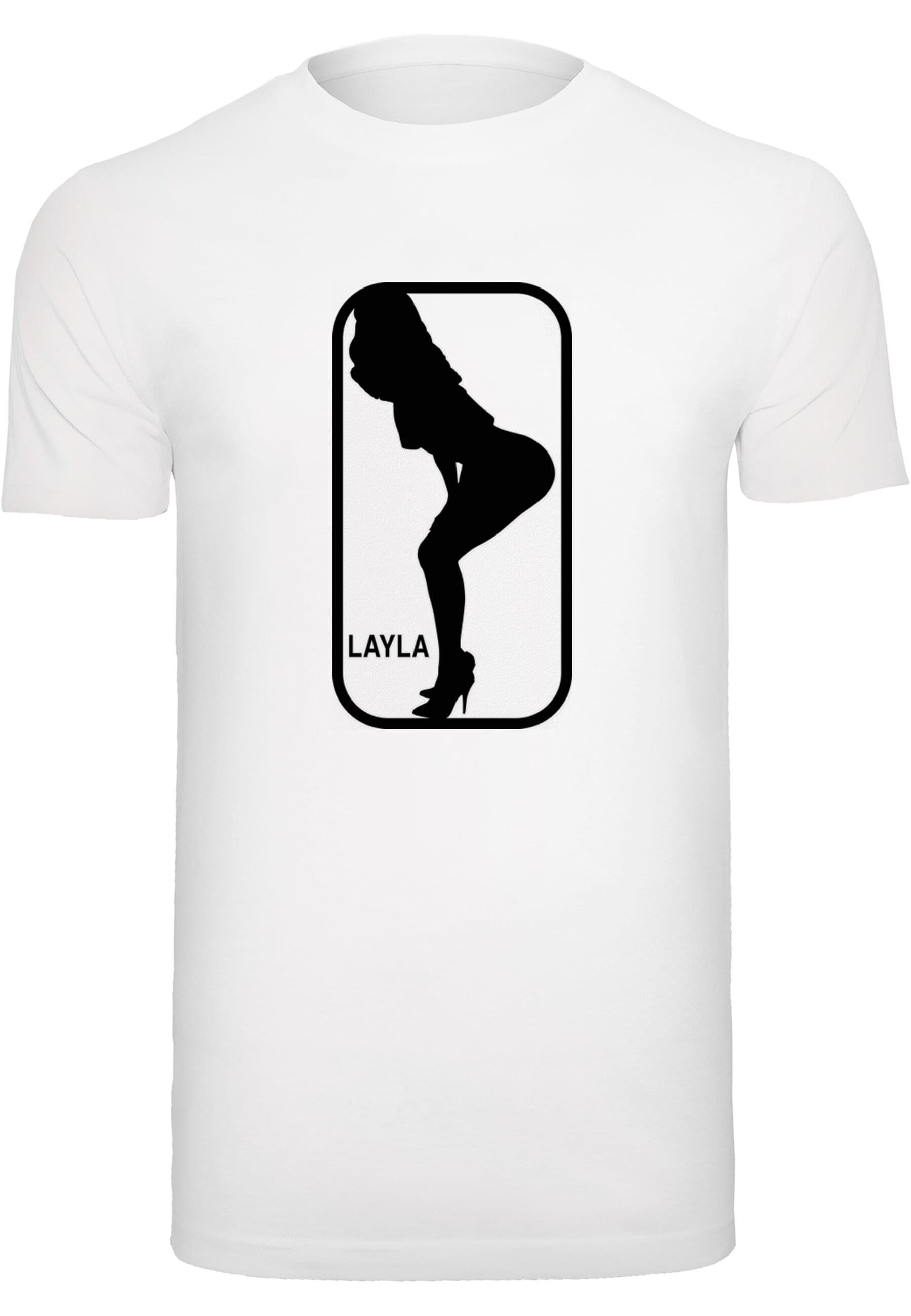 Merchcode T-Shirt Herren Layla Dance T-Shirt (1-tlg) white