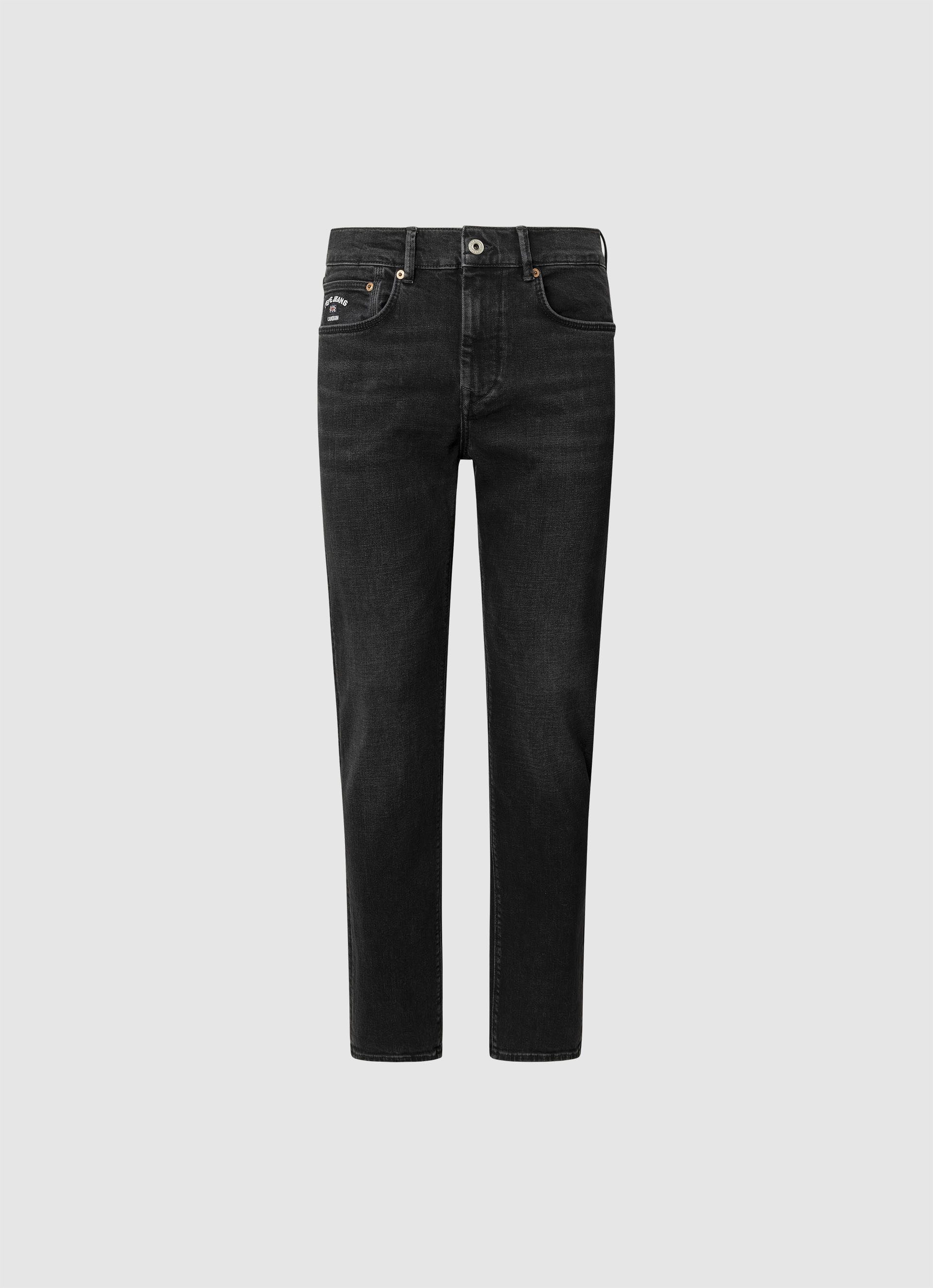 Pepe Джинсы Slim-fit-Jeans SLIM JEANS HATCH FS WASHED BLK im 5-Pocket-Stil