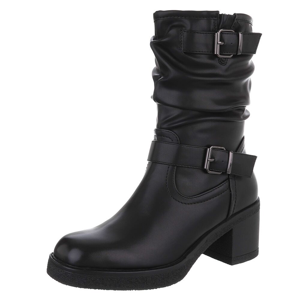 Damen Stiefel mit Schnallen und angenehmem Tragekomfort Stiefelette