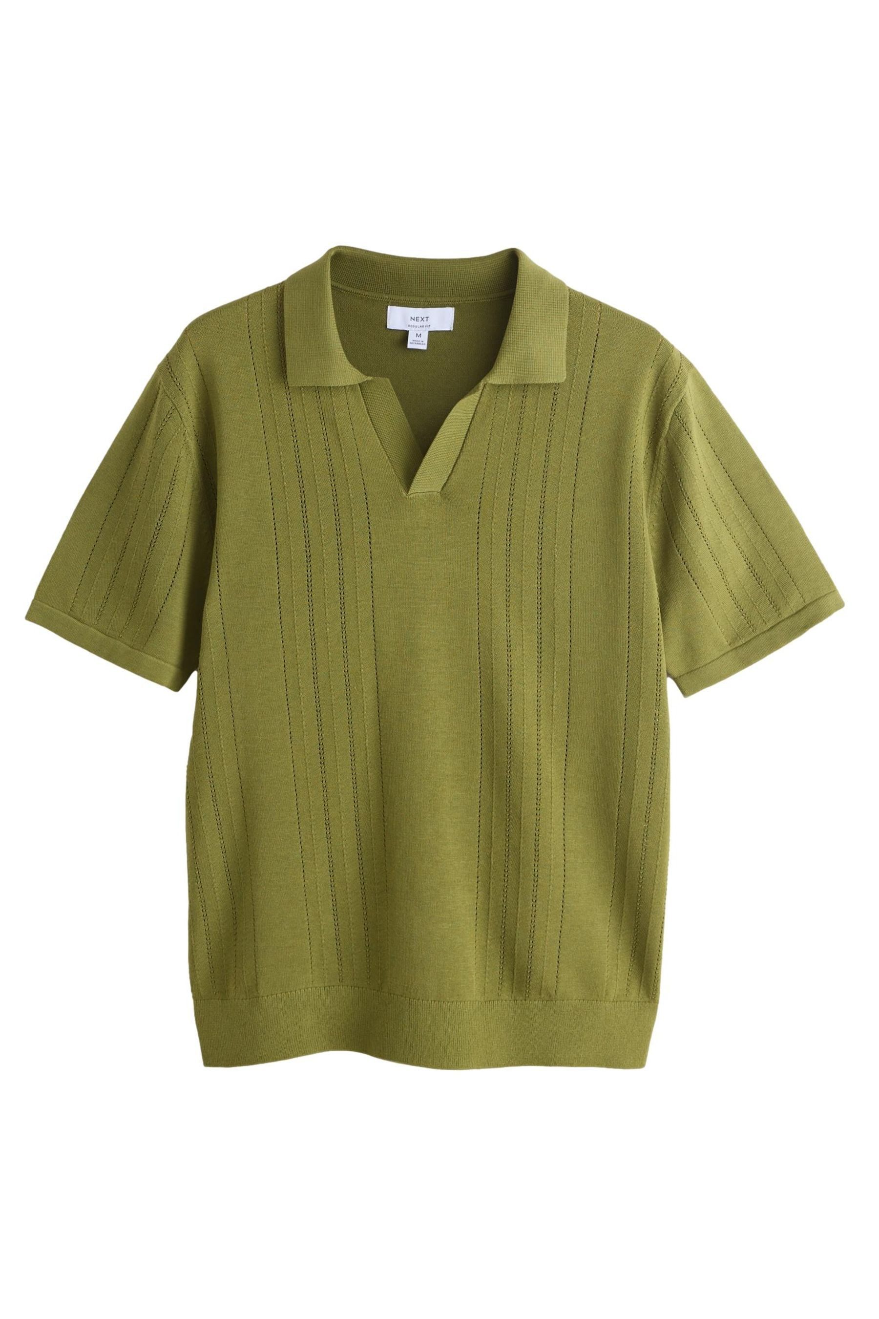 Next Poloshirt Gestricktes Regular Fit Trophy Poloshirt (1-tlg)