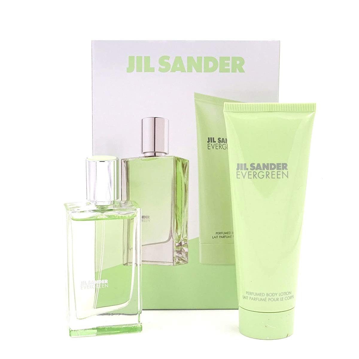 JIL SANDER Duft-Set Jil Sander Evergreen Geschenkset (EdT Spray 30ml + Body Lotion 75ml), 1-tlg.