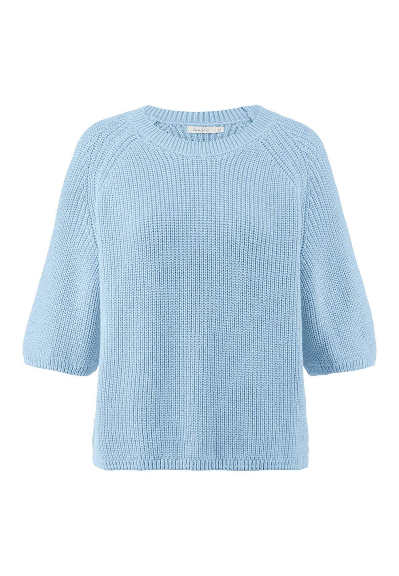Hessnatur Strickpullover Relaxed aus reiner Bio-Baumwolle günstig online kaufen