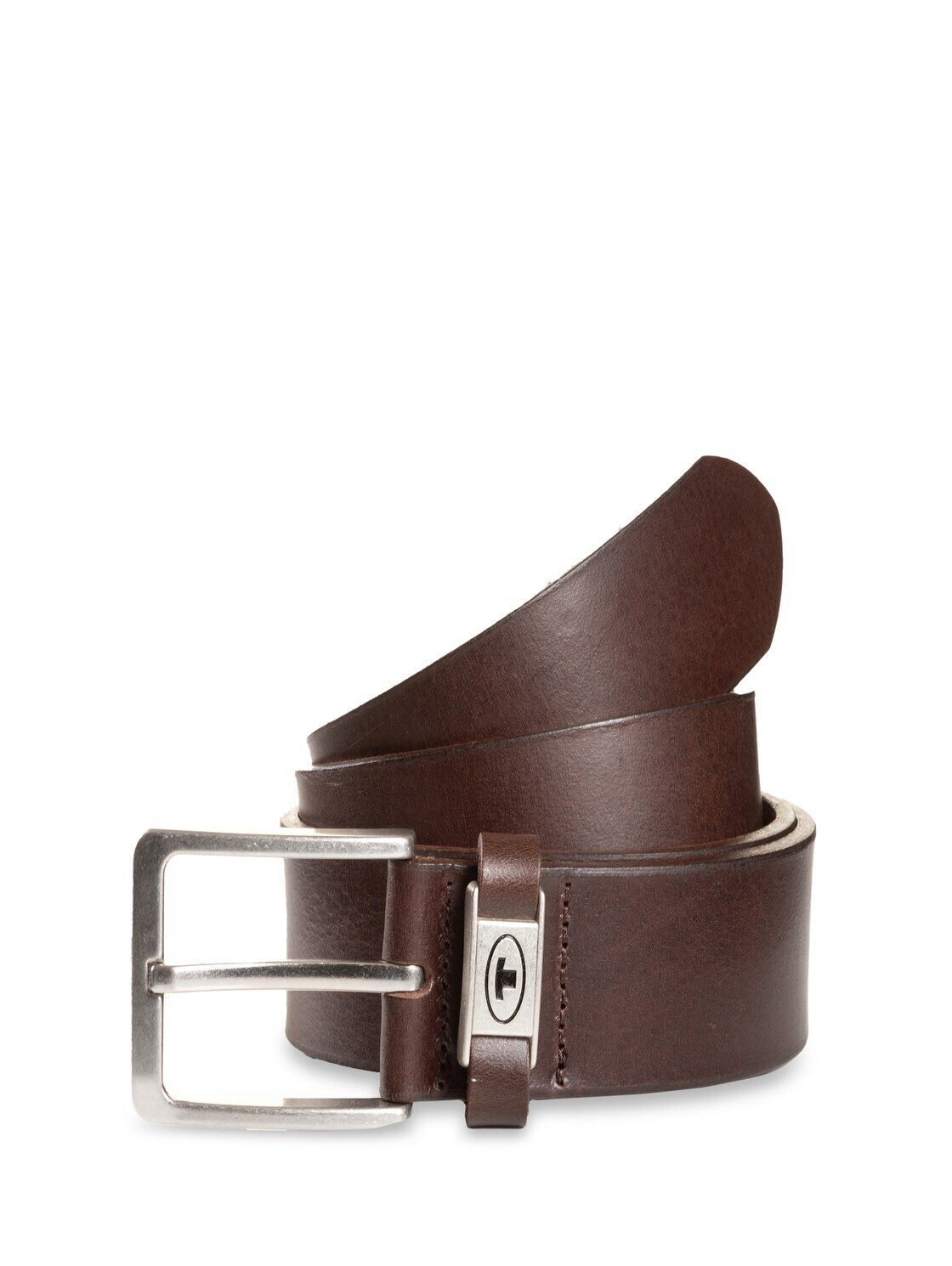 TOM TAILOR Ledergürtel Belts TTCOREY Ledergürtel mit eckiger Dornschließe