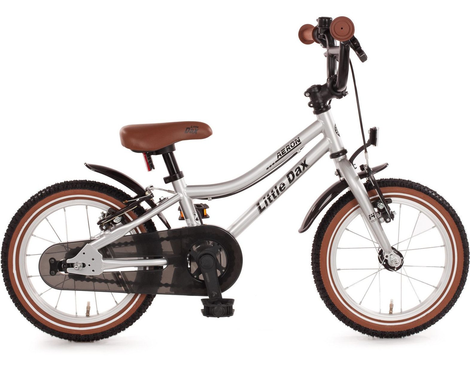 Bachtenkirch Kinderfahrrad Little Dax Fahrrad ab 3 Jahre leicht Jungen Mädchen 14 16 18 Zoll, Wählbar. Silber, Blau, Rot, 14 Zoll, 16 Zoll, 18 Zoll
