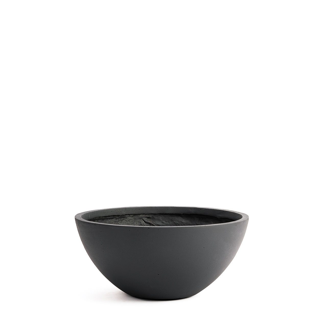 Pflanzwerk® Pflanzschale Pflanzkübel BOWL Frostbeständige Premium Blumenschale mit Lotus-Effekt, Fiberglas - Handgefertigt - Rund - Frostbeständig