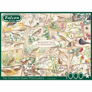 Jumbo Spiele Puzzle Falcon Country Diary Postcards 1000 Teile, 1000 Puzzleteile