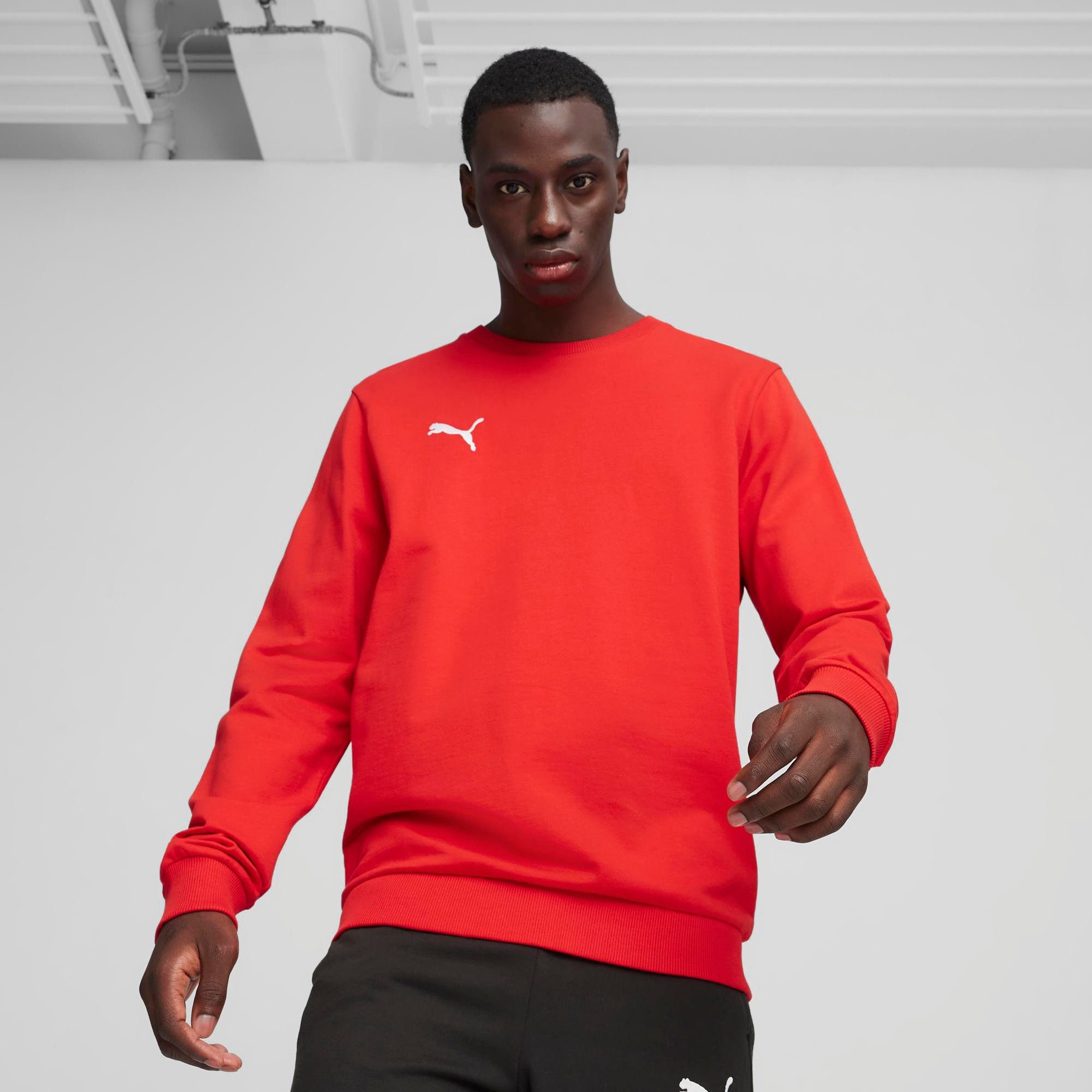 PUMA Sweatshirt TEAMGOAL CASUALS CREW NECK SWEAT mit Rundhalsausschnitt, ohne Kapuze, mit langen Ärmeln, Regular Fit