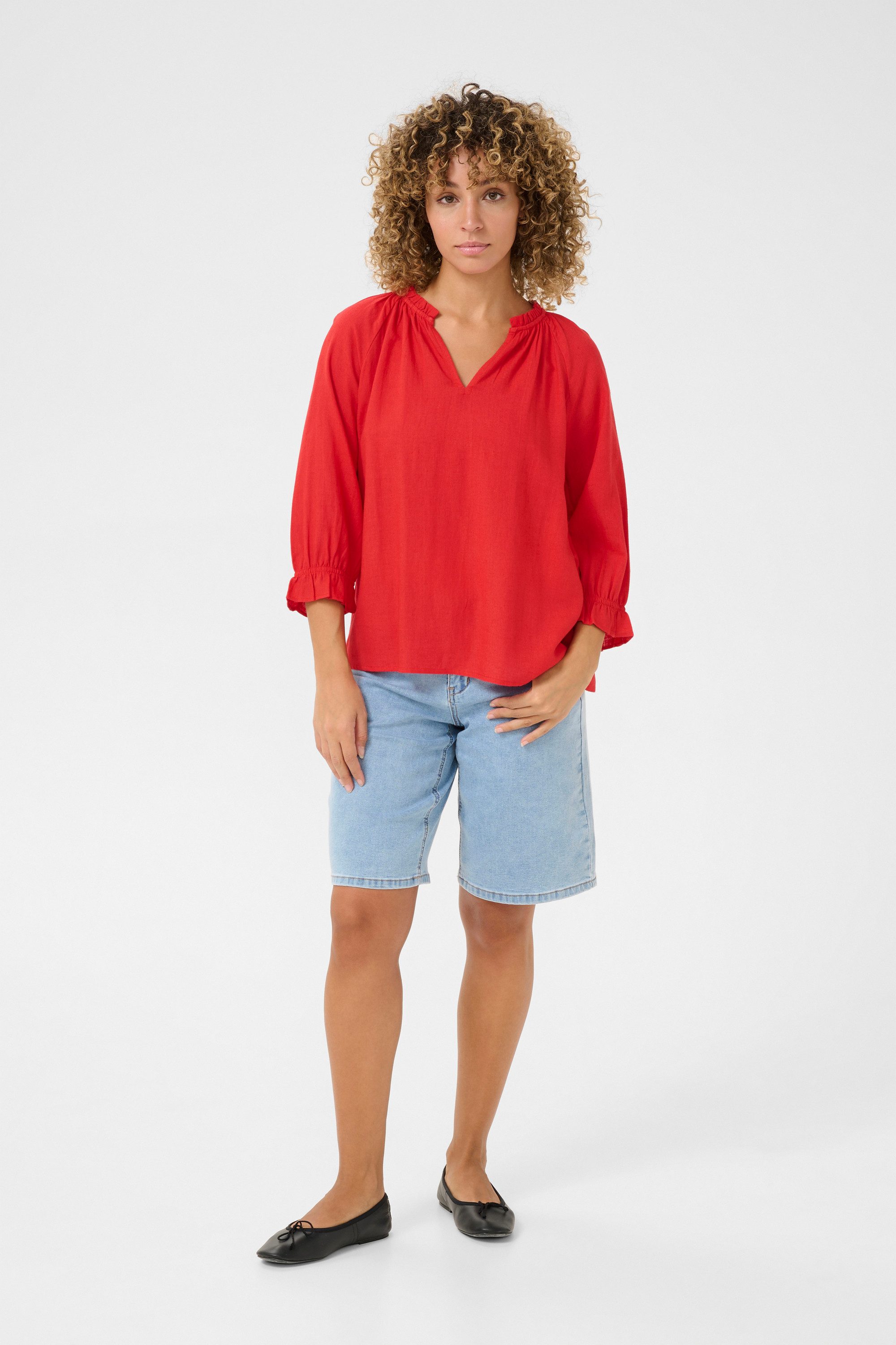 Langarmbluse Langarm-Bluse CRVenta