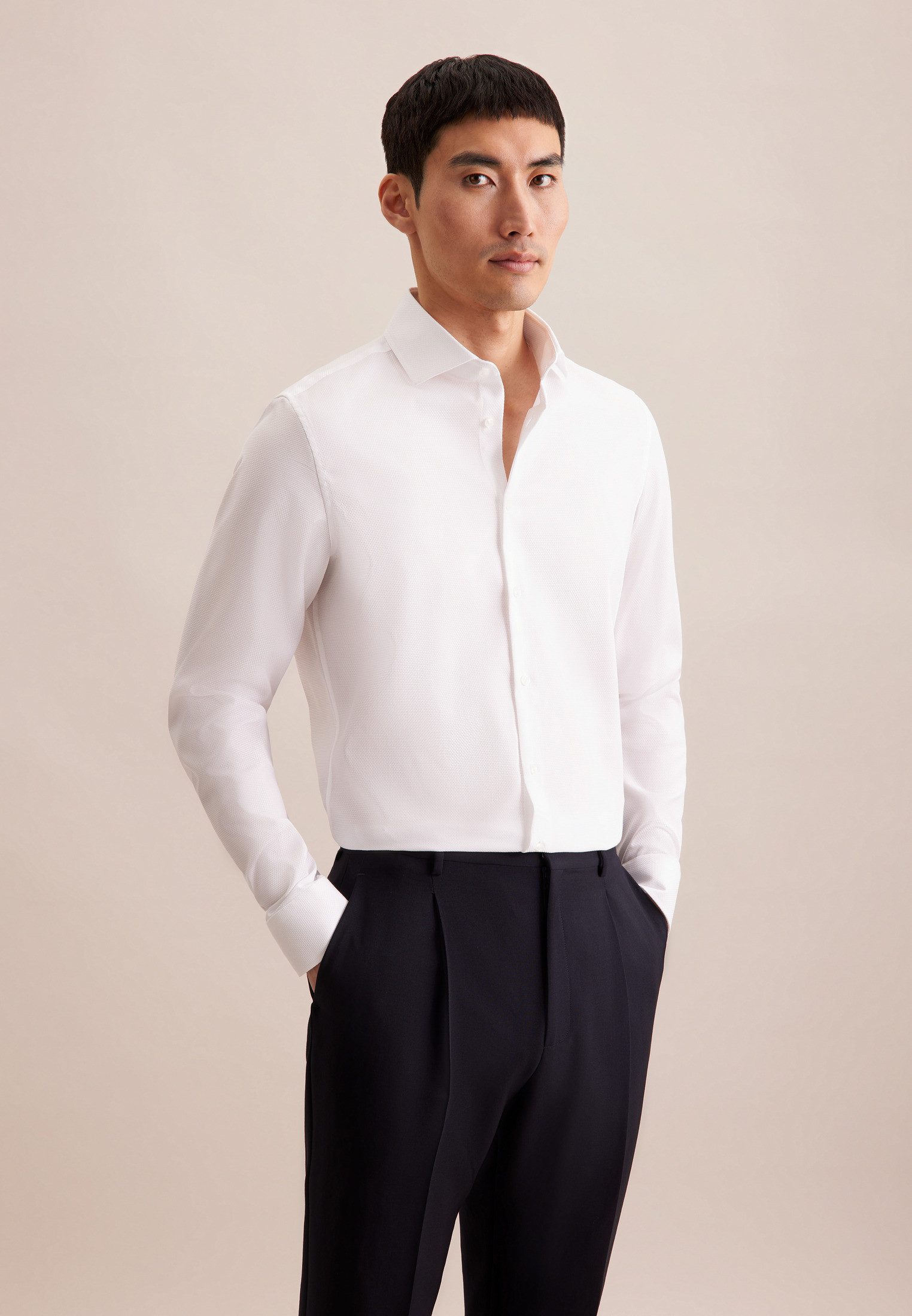Businesshemd Schwarze Rose