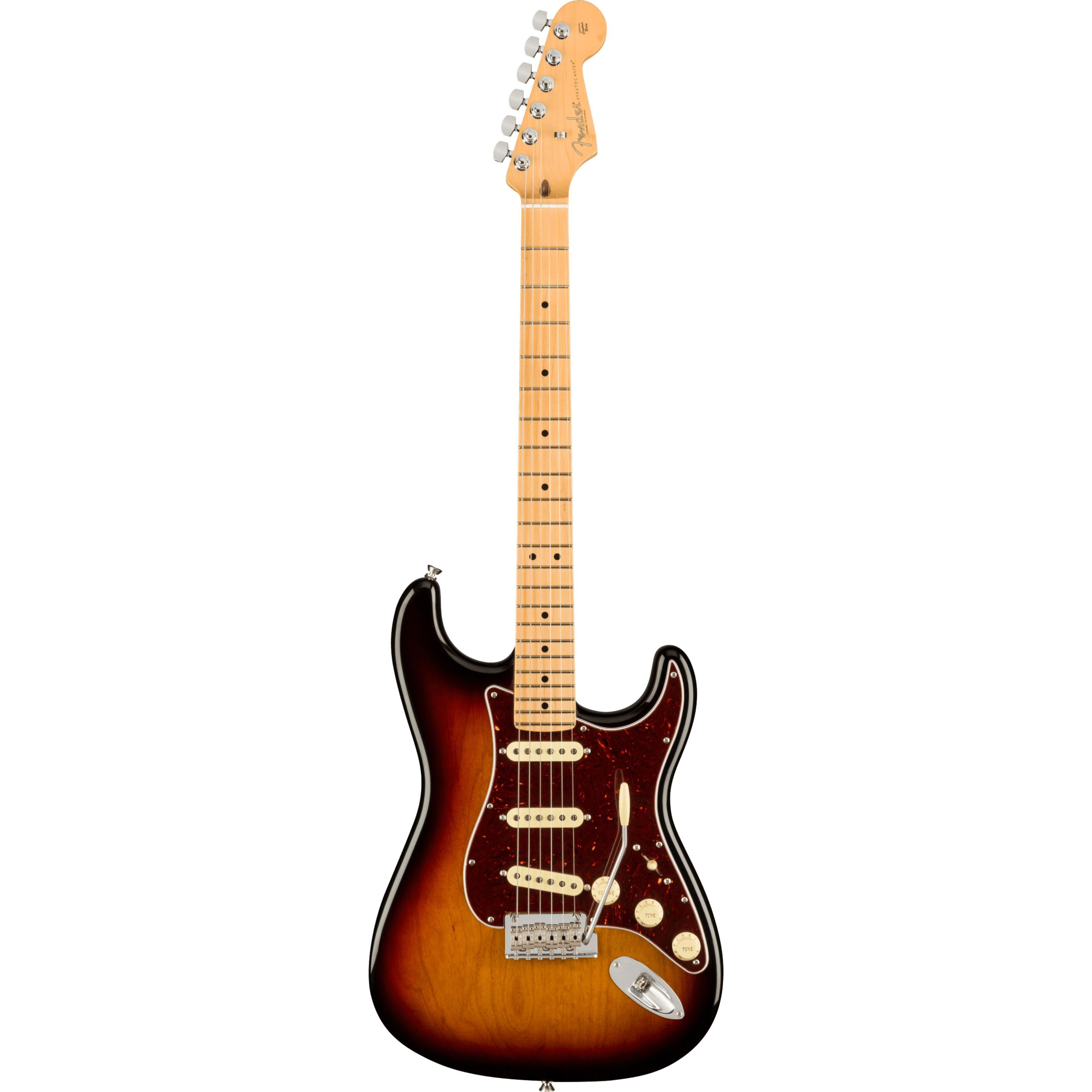 Fender Spielzeug-Musikinstrument, American Professional II Stratocaster MN 3-Color Sunburst - E-Gitarre