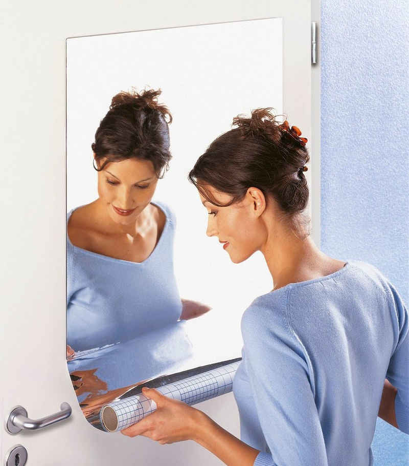 Maximex Wandspiegel Spiegelfolie, zuschneidbar und selbstklebend