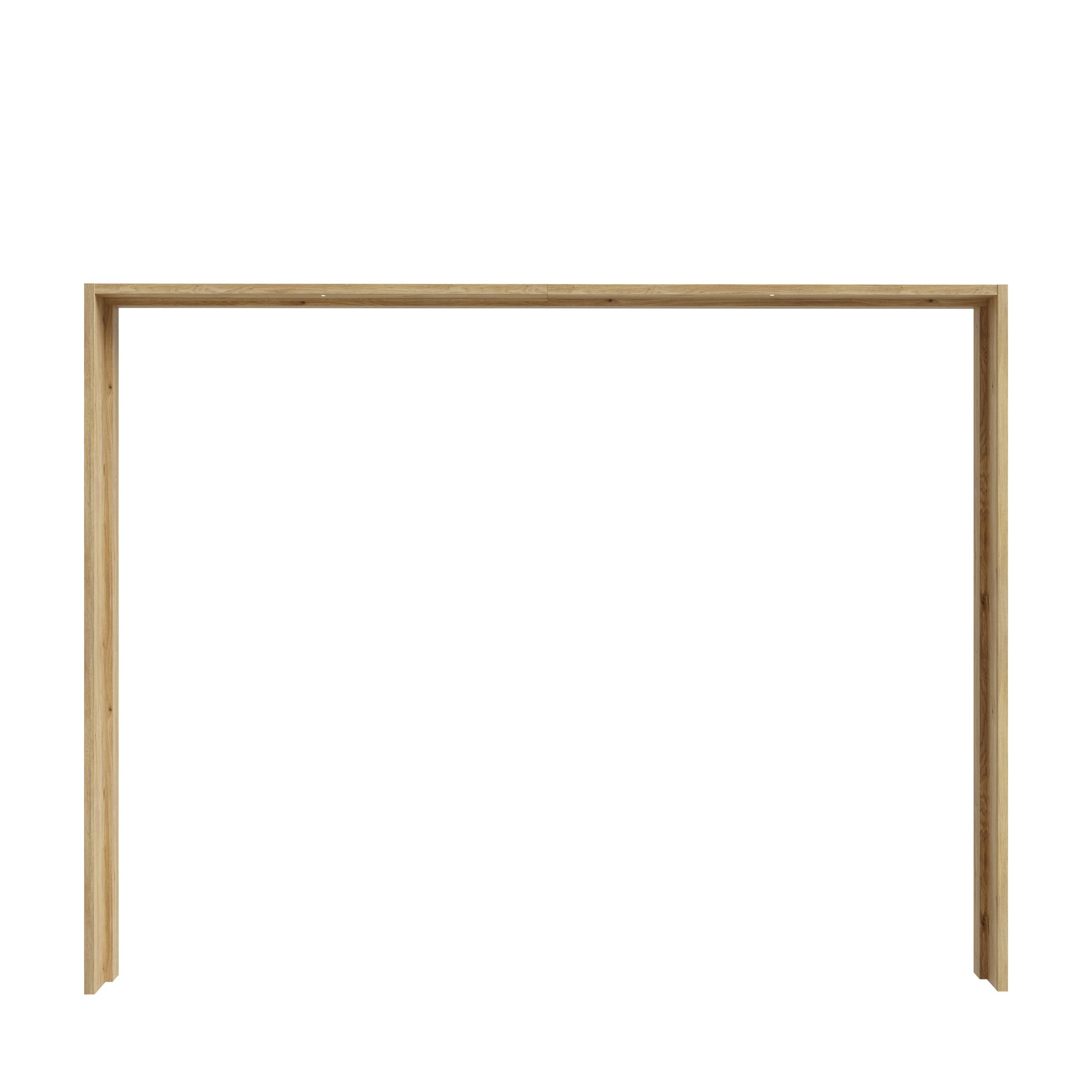 FORTE Passepartout für Kleiderschrnak, Mauvella Eiche Dekor - 280,6x215,9x23,8cm (BxHxT)