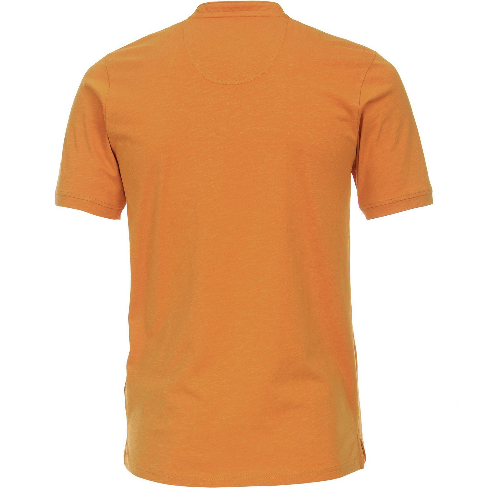 CASAMODA Herren Henley CasaModa orange Größen modisch Große Rundhalsshirt T-Shirt