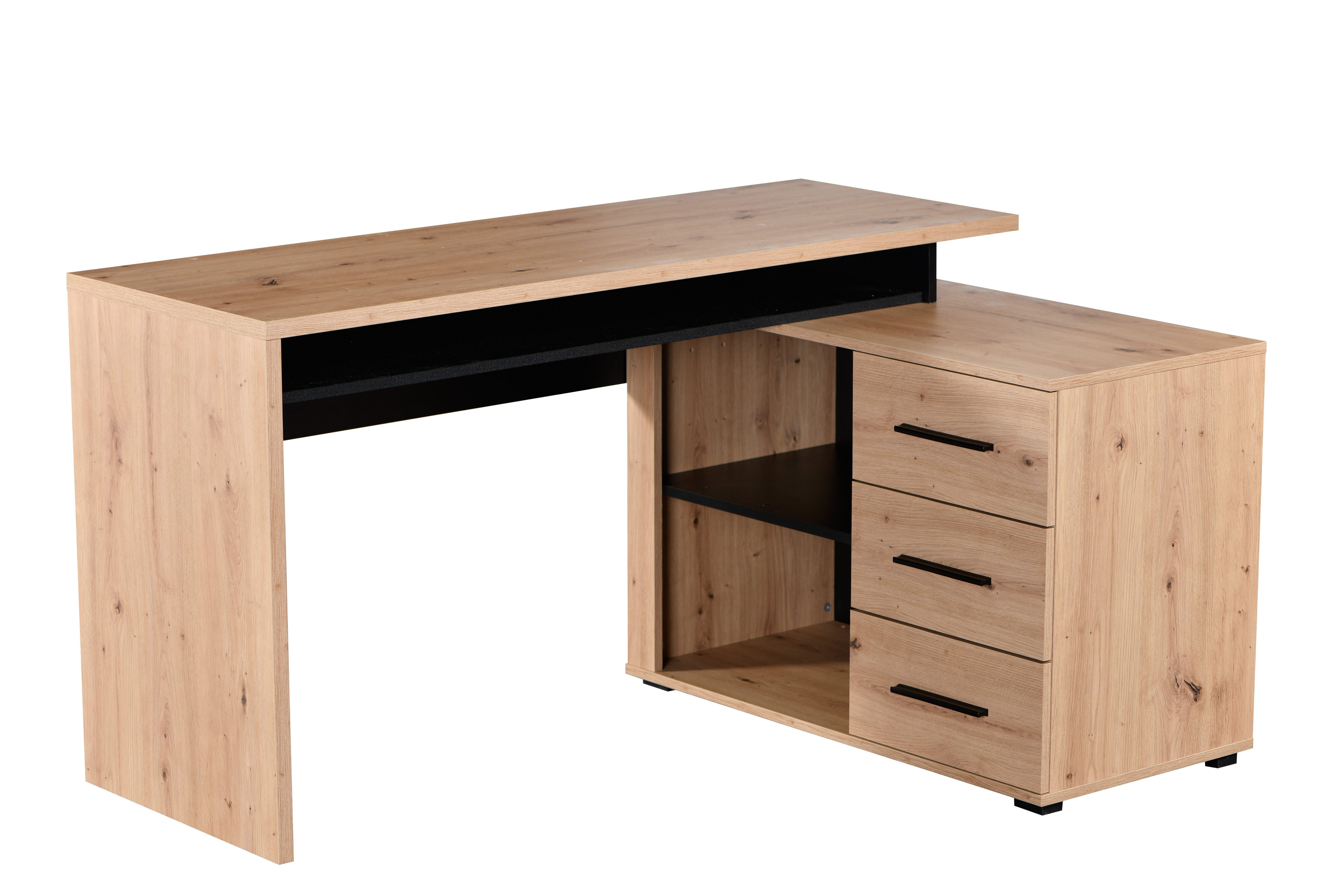 Home affaire Schreibtisch Arhimed, zeitlos und praktisch, Home Office geeignet